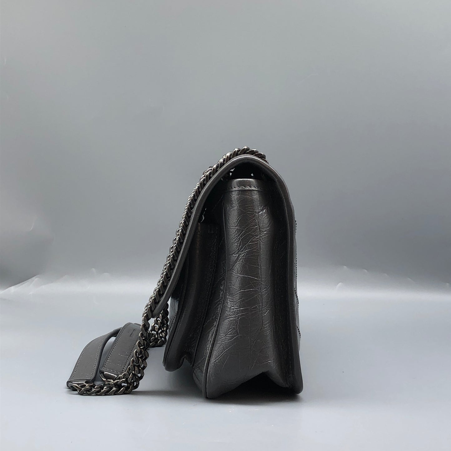 Saint Laurent Niki Medium Shoulder Bag Grey