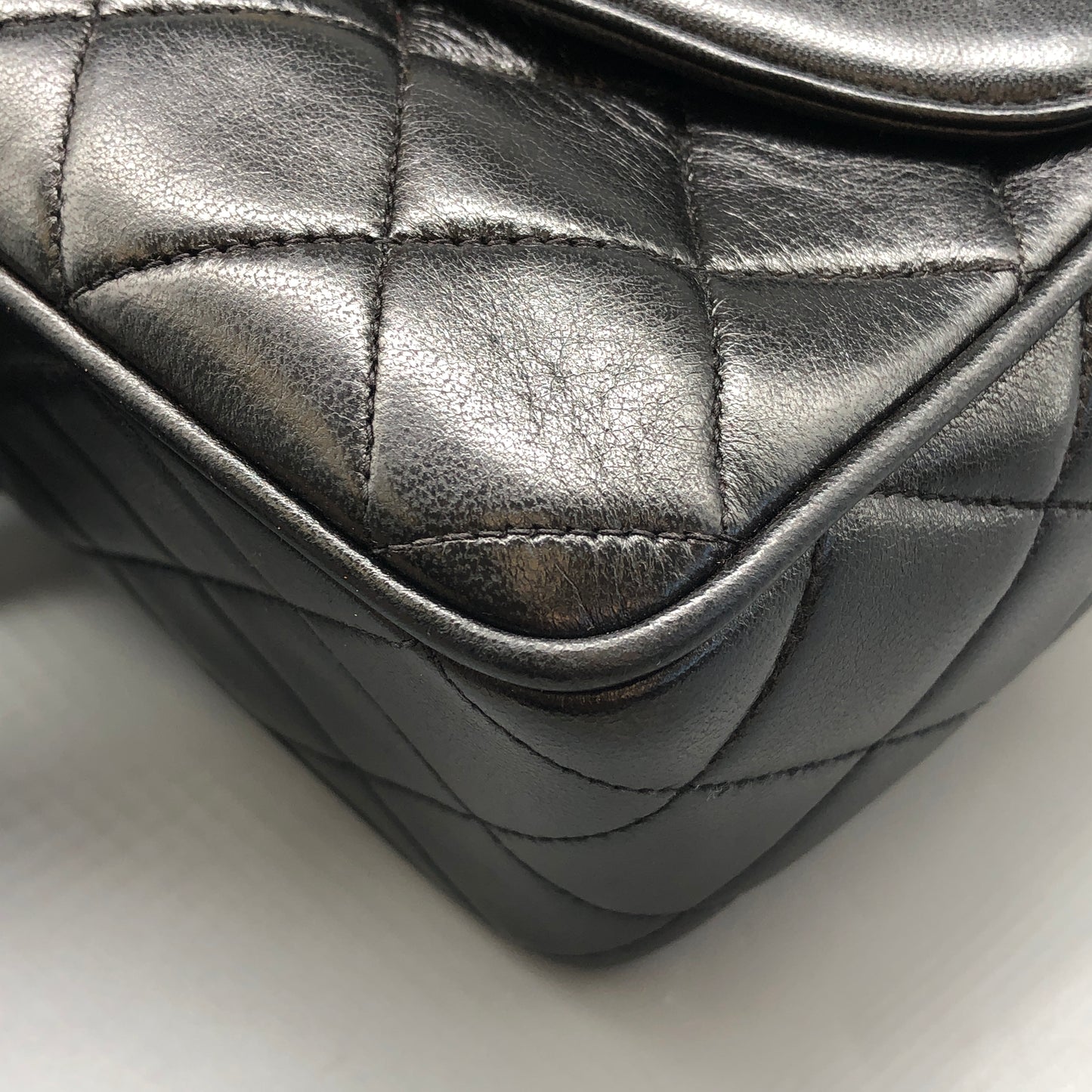 Chanel Black Quilted Leather Camera Bag