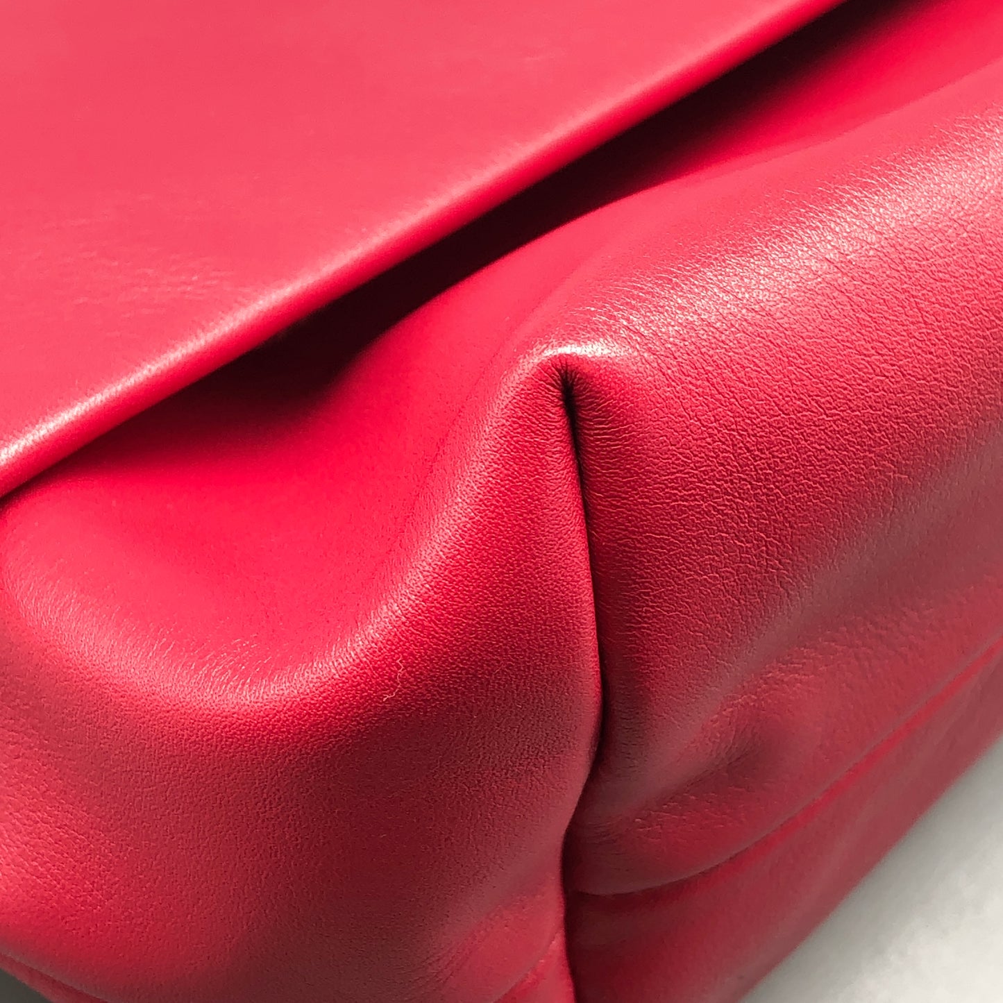 Celine Leather Shoulder Bag Red/Pink