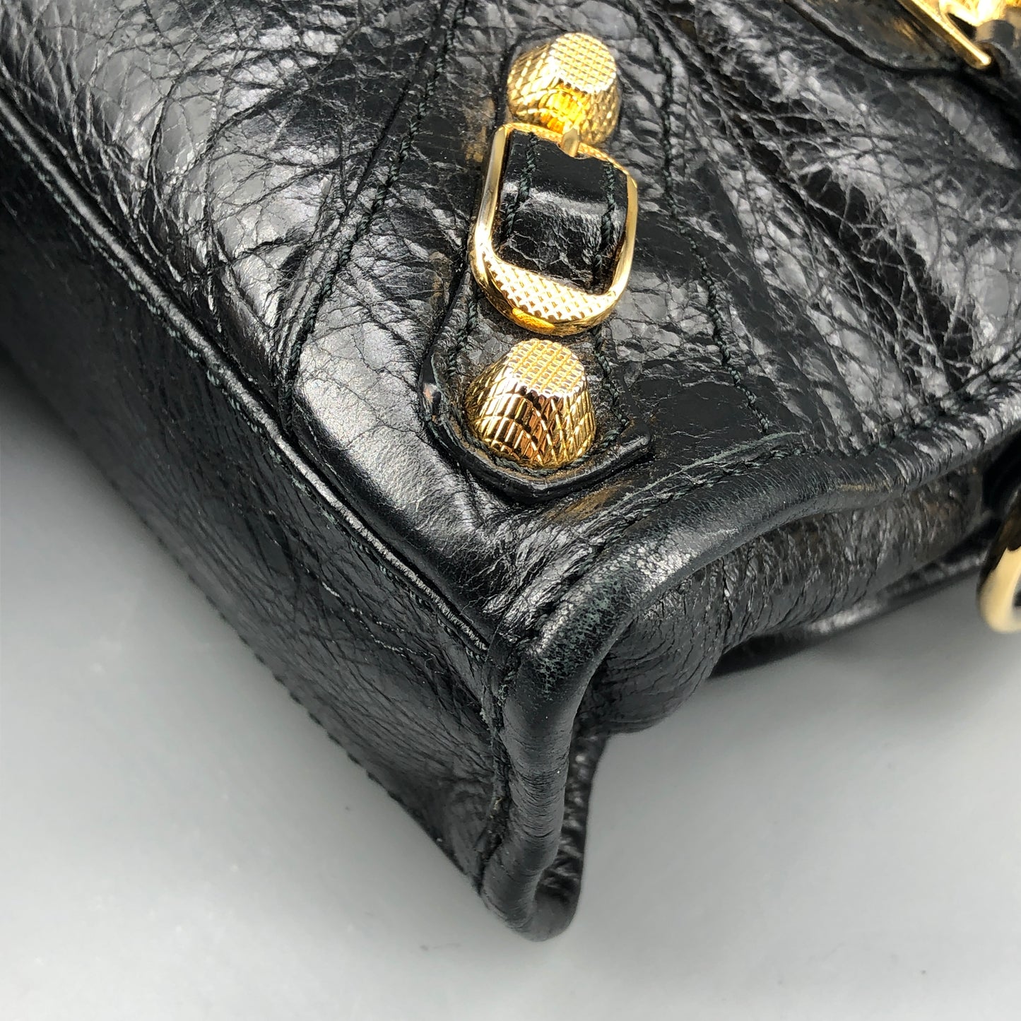 Balenciaga Black  Mini City Handbag Shoulder Bag