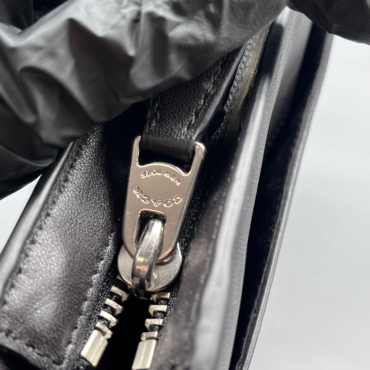 Coach Brown & Black Signature Canvas Crossbody Bag