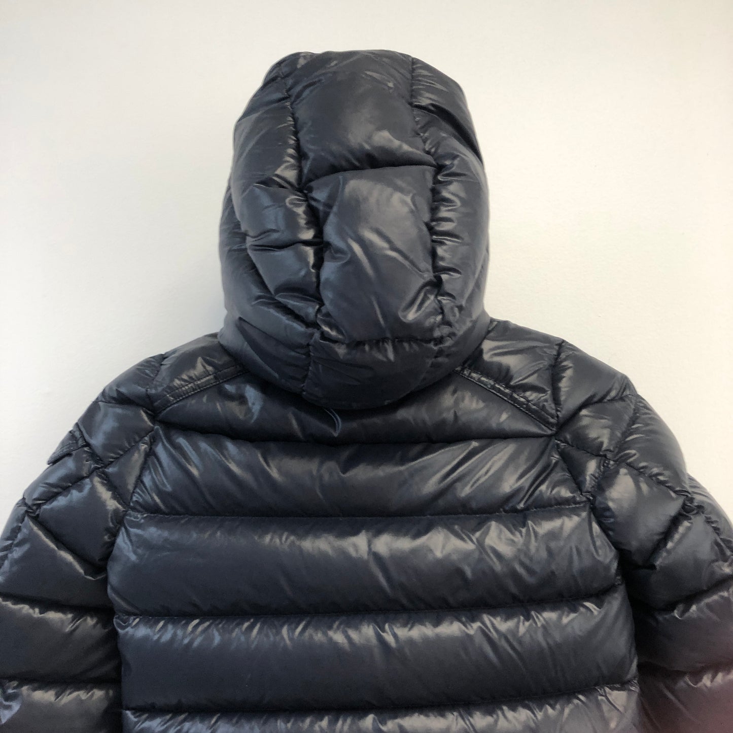 Moncler Kids Detachable Hood Down Jacket 6Y / 116cm Navy Blue