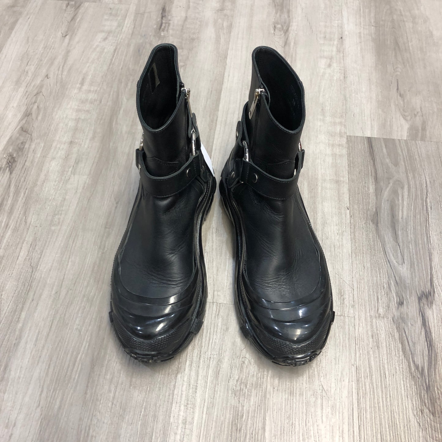Burberry Women's Black Leather Ankle Boots Size 38