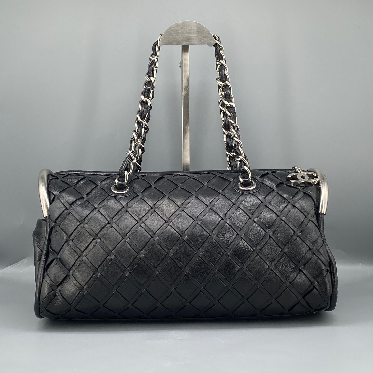 Chanel Black Quilted Leather Chain Shoulder Bag