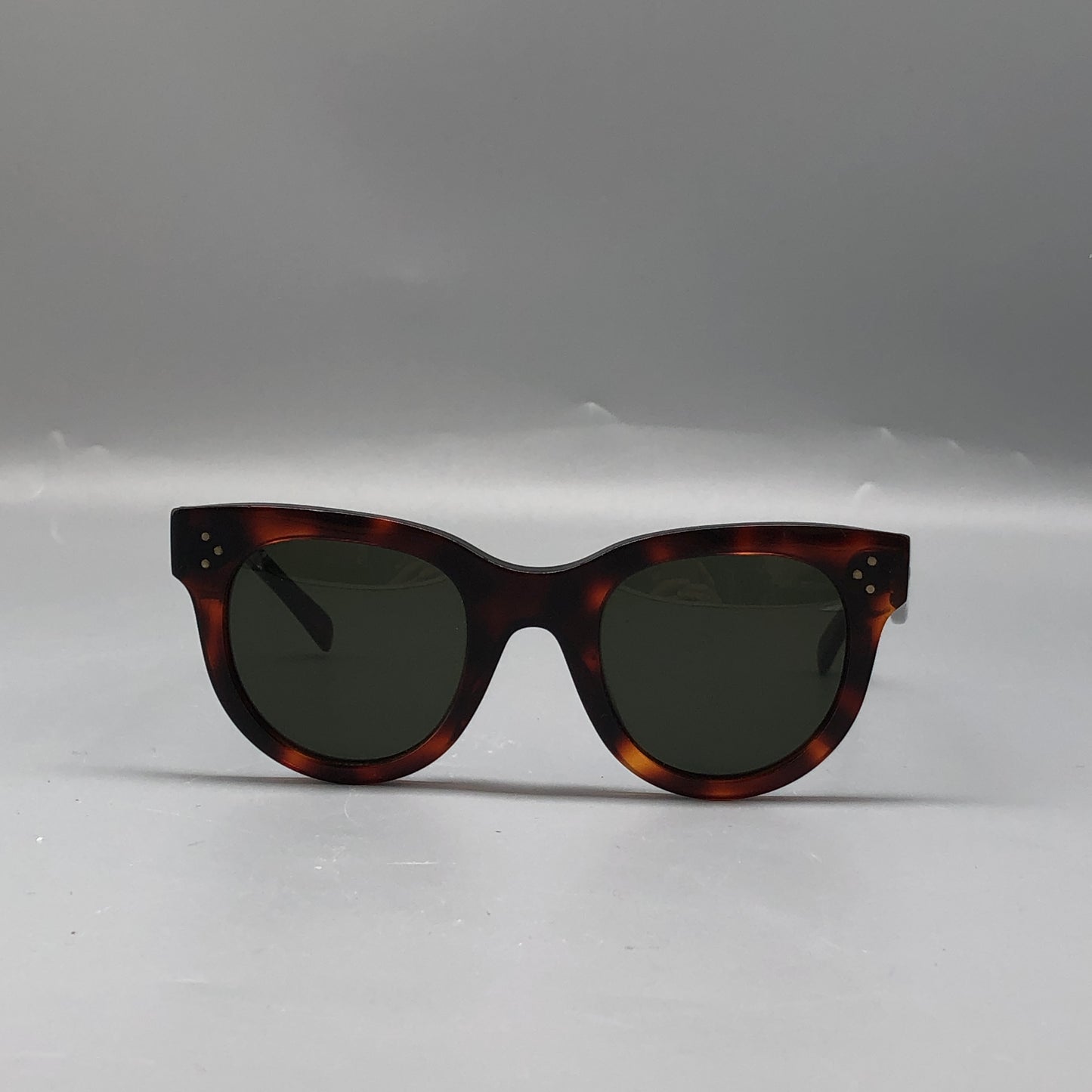 Celine Tortoiseshell Cat-Eye Sunglasses 150mm Brown