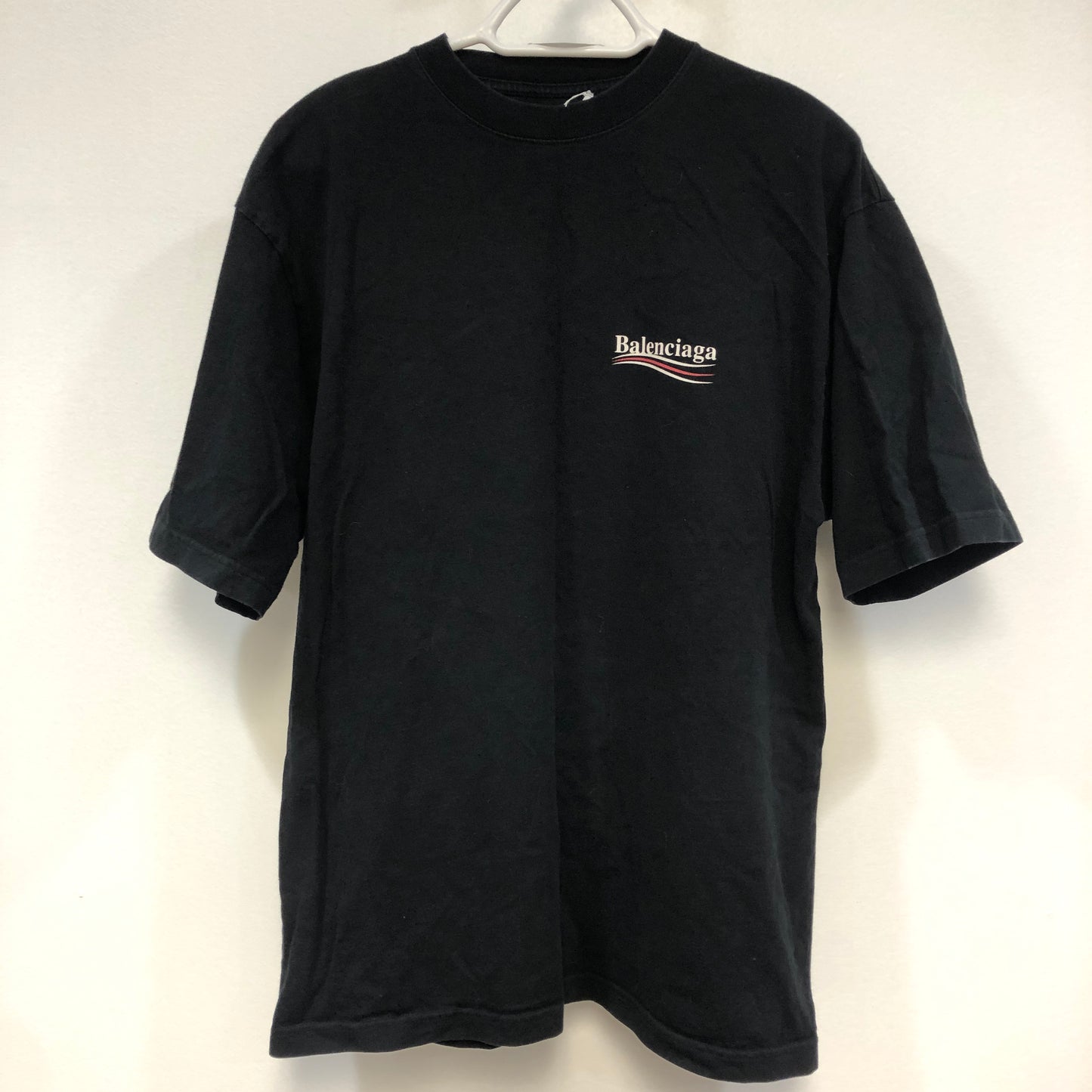 Balenciaga Black Logo Print T-Shirt Size S