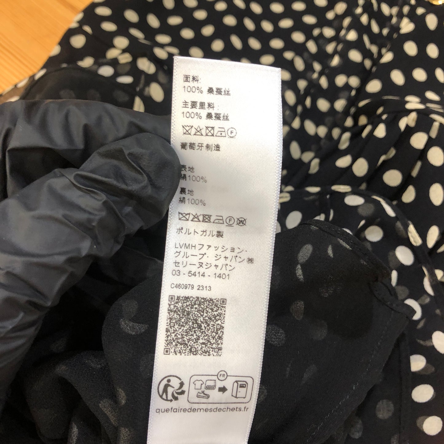 Celine Polka Dot Mini Dress Size 34