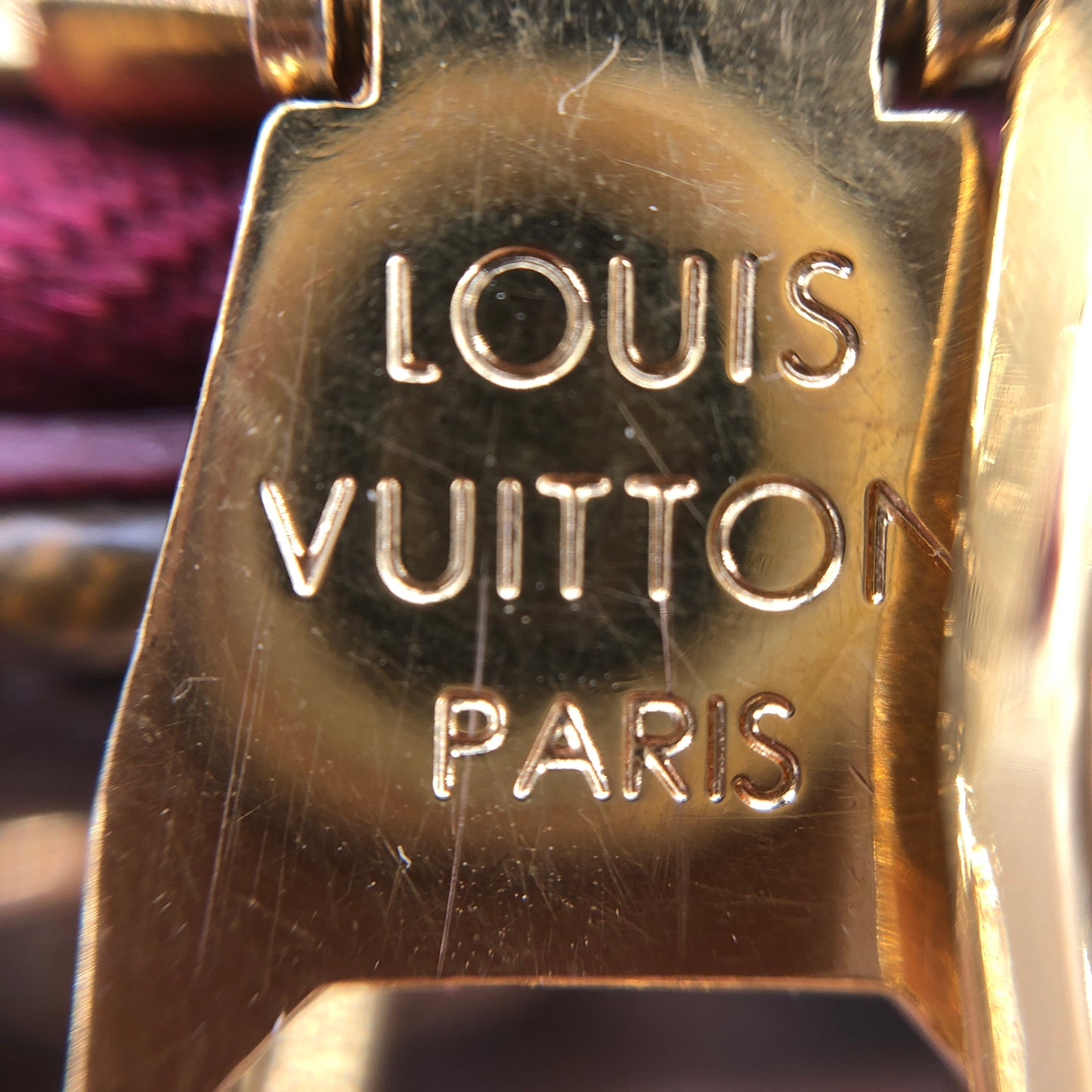 Louis Vuitton Monogram Pallas MM Handbag Brown