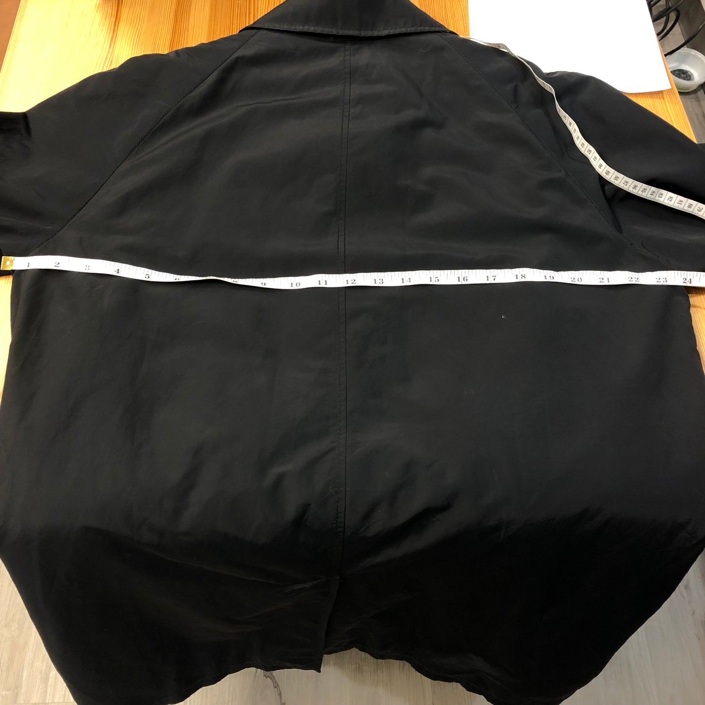 Burberry Detachable Liner Coat Black Size 44R