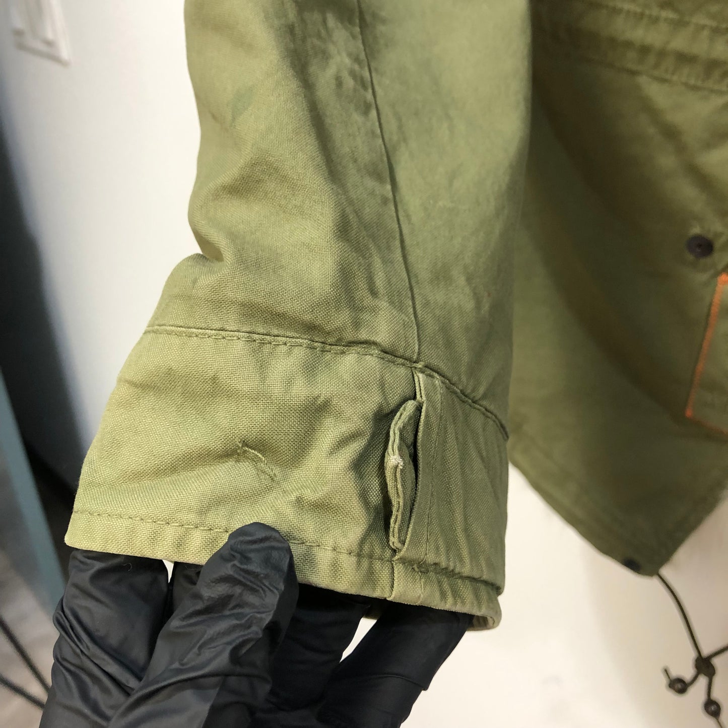 Mr & Mrs Italy Fur Trim Parka Size XS Green