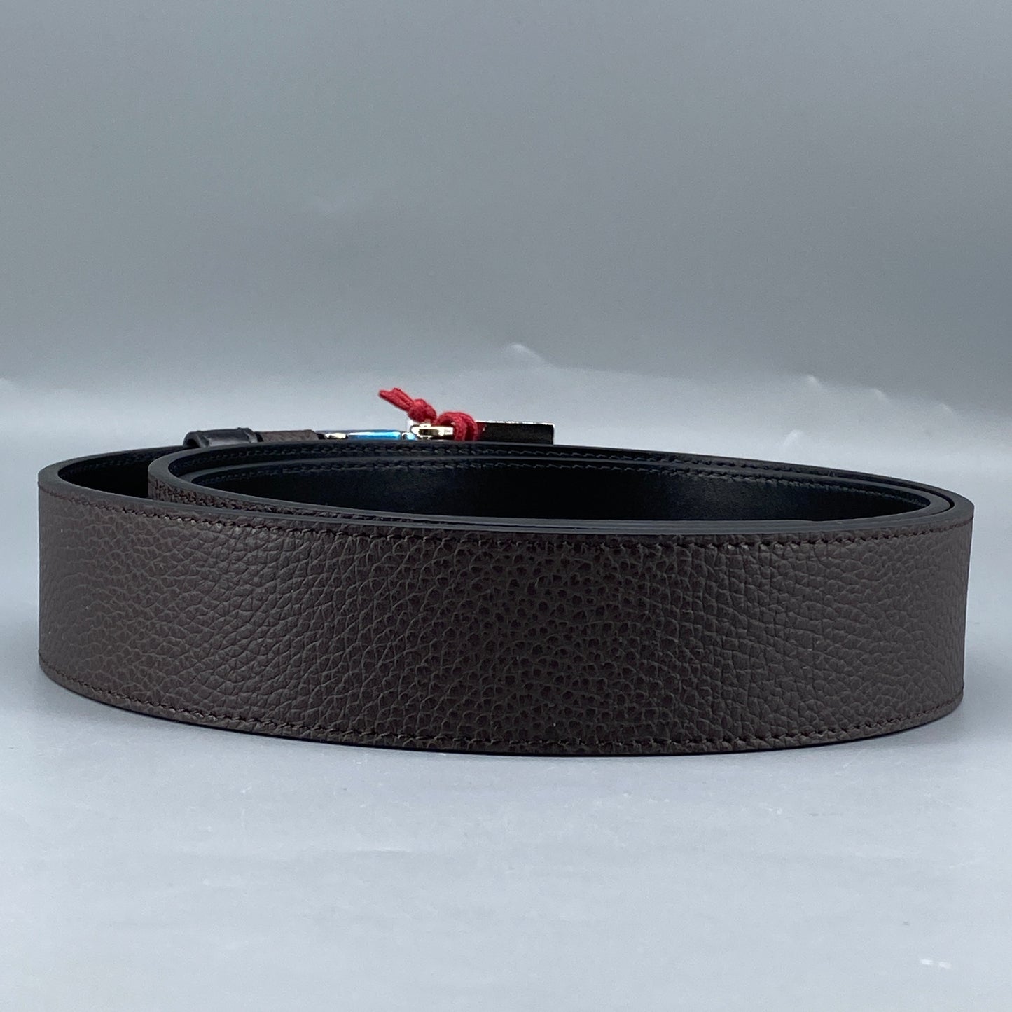 Bally Black Leather Men's Belt
