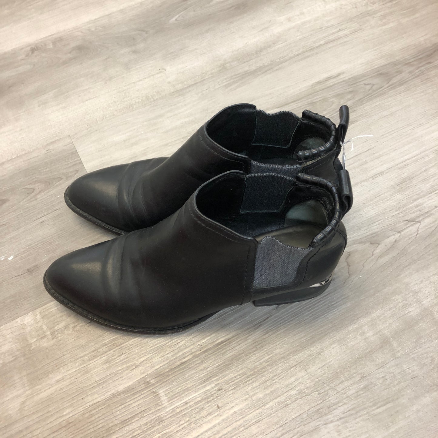 Alexander Wang Women's Black Leather Ankle Boots Size 36
