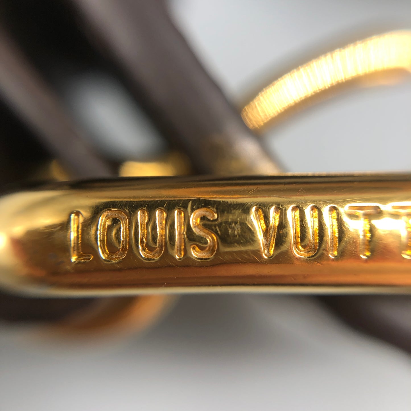 Louis Vuitton Monogram Pallas MM Handbag Brown