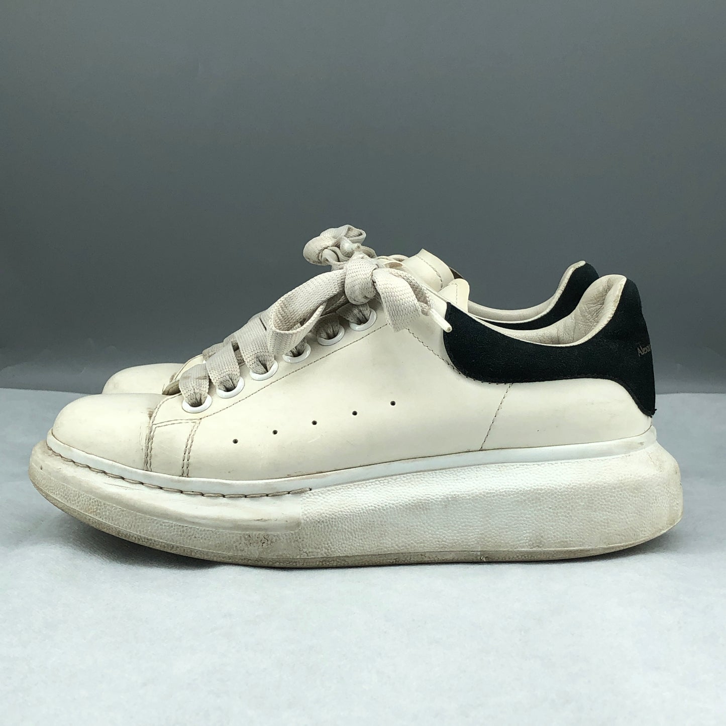 Alexander McQueen Oversized Sneakers Size 36.5 Black/White