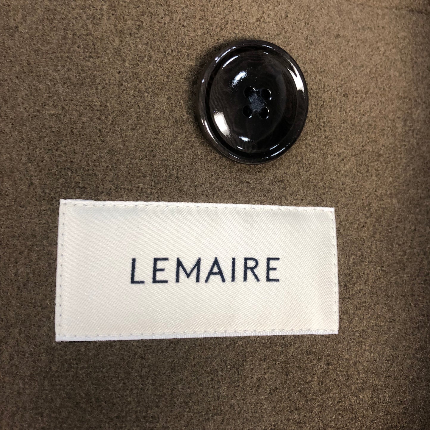Lemaire Coat Size S Grey-Brown