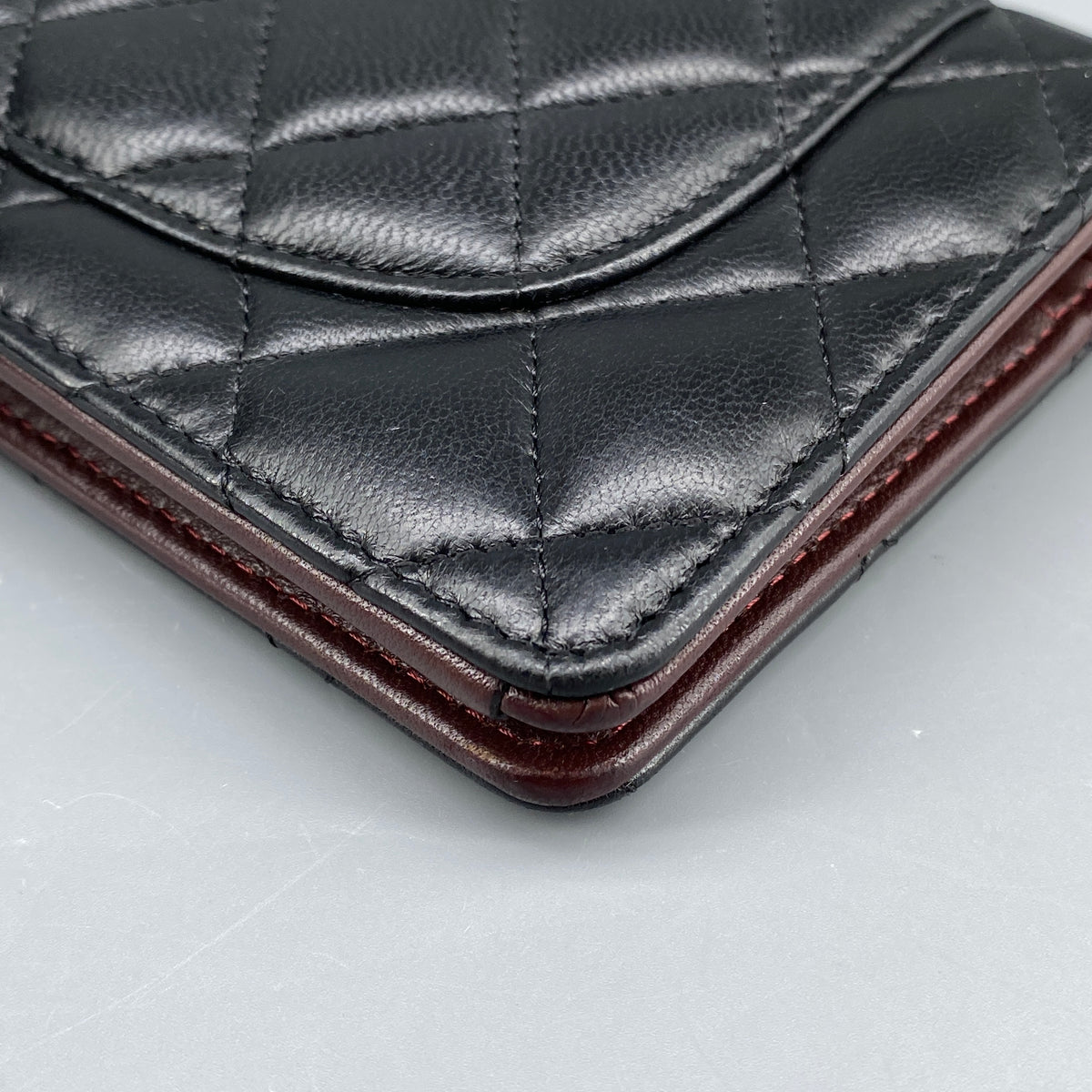 Chanel Quilted Long Wallet Black