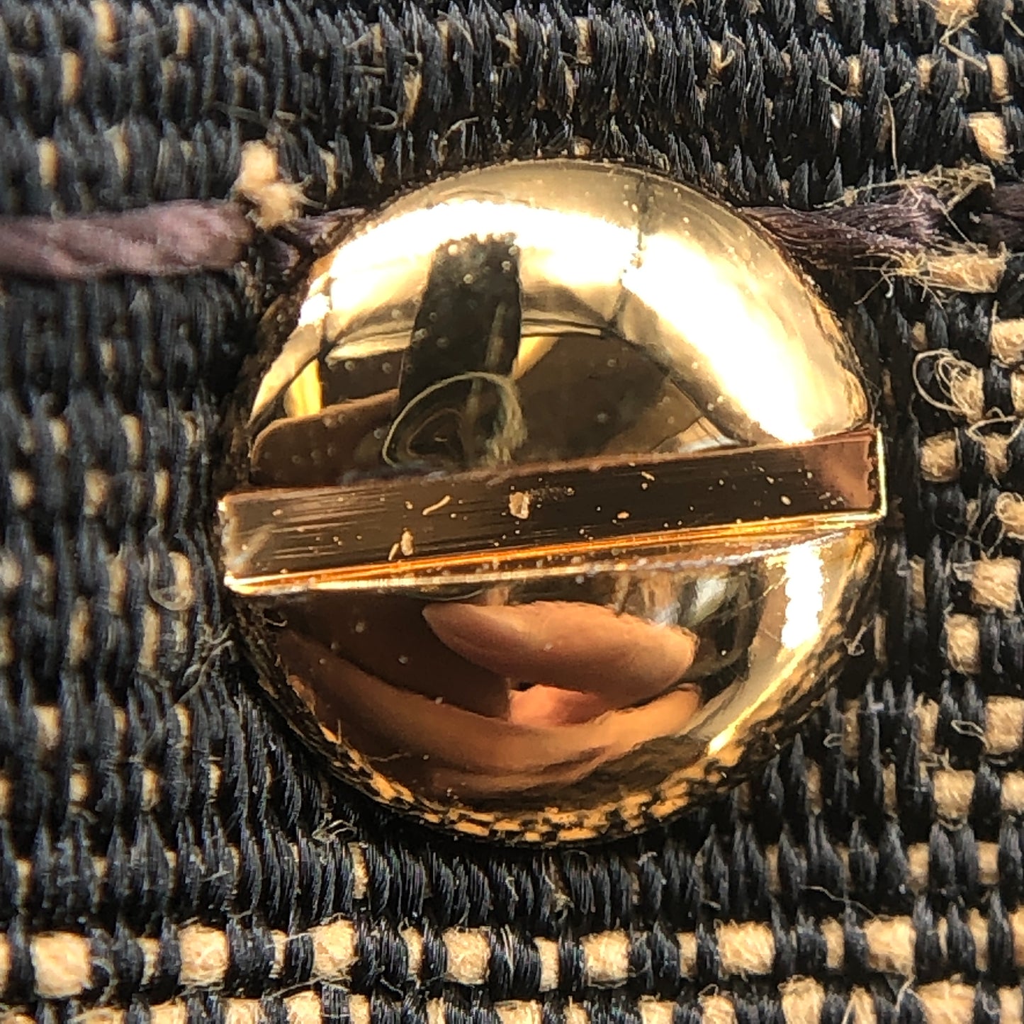 Fendi FF Zucca Baguette Mini Chain Bag Tobacco