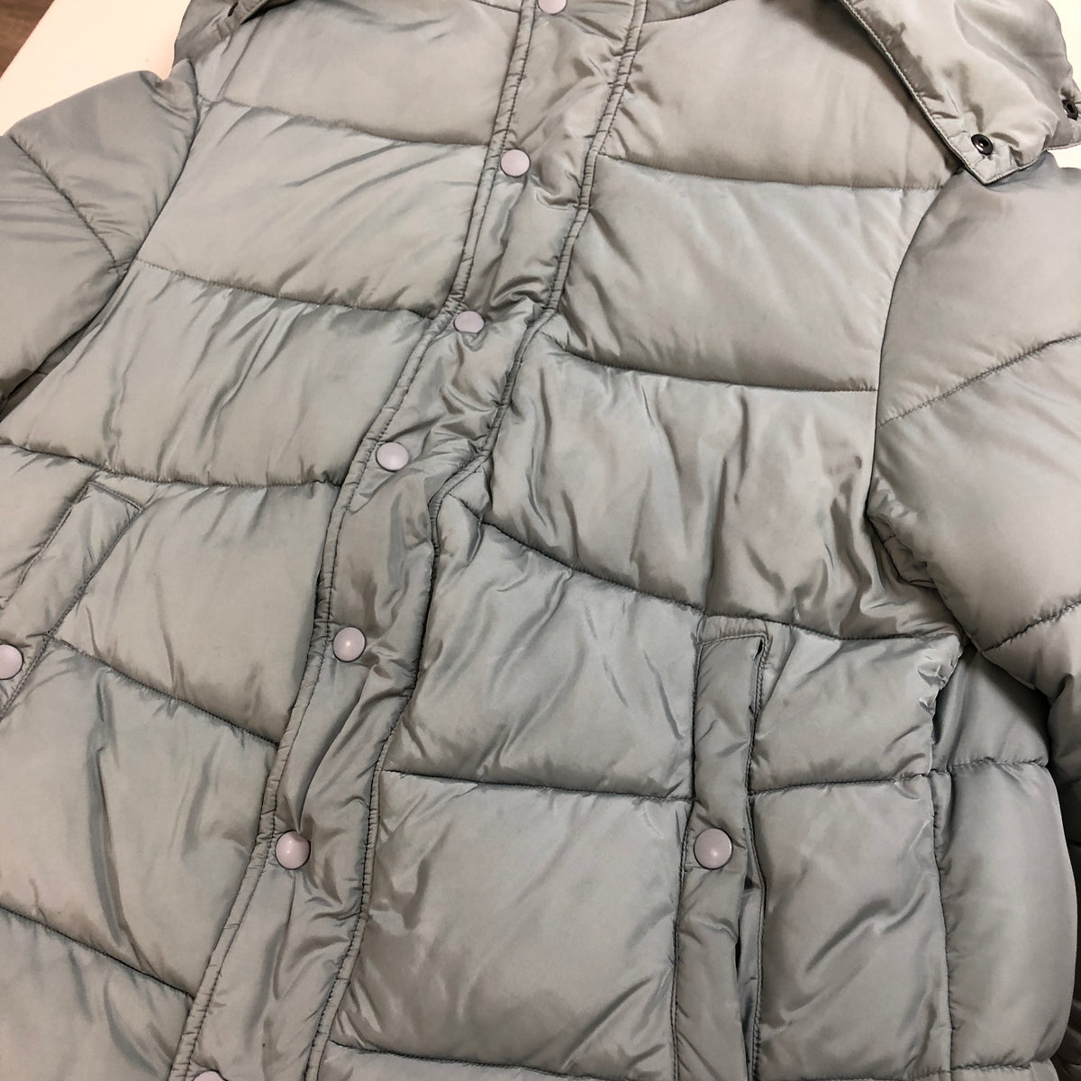 Balenciaga Dusty Blue Puffer Jacket Size 34