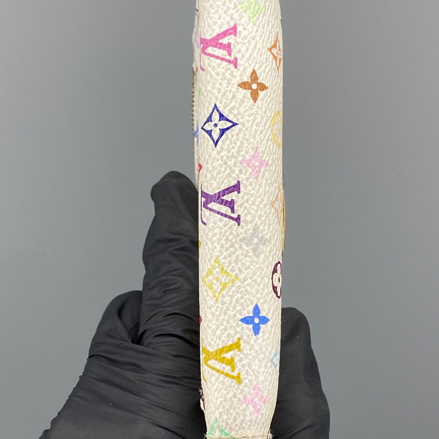 Louis Vuitton White Multicolor Monogram Wallet