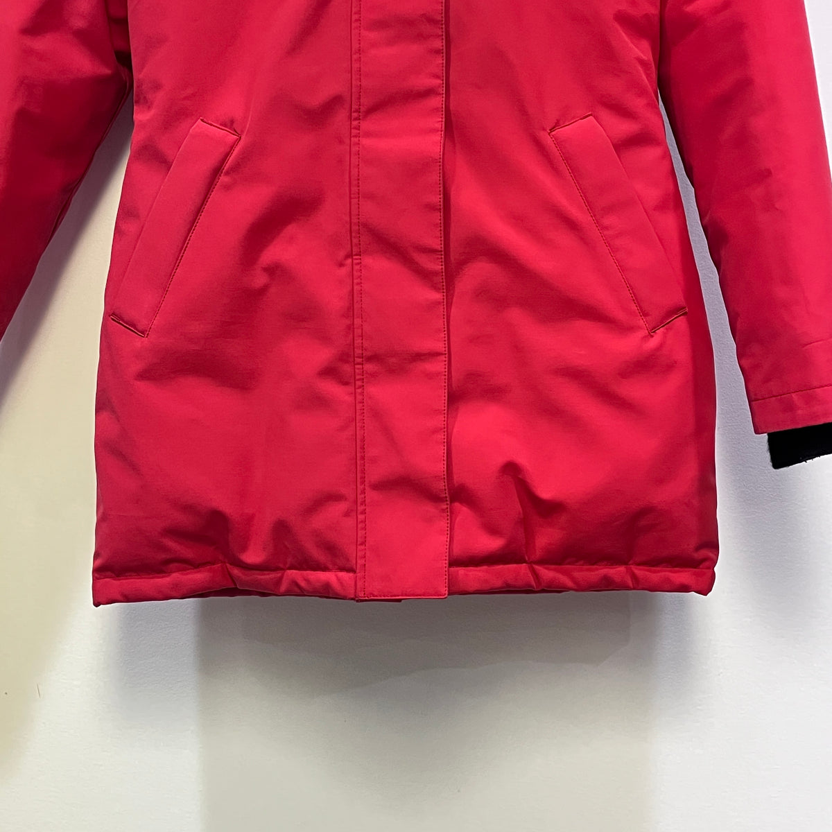 Canada Goose Red Fur Trim Parka Size S