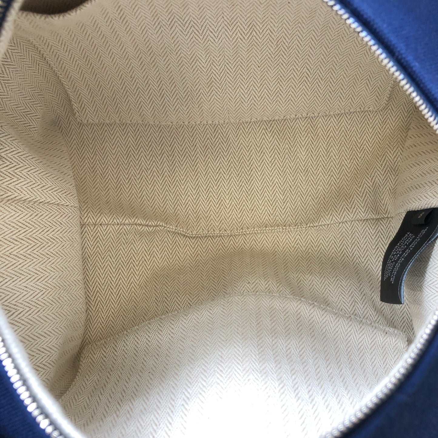 Hermes Blue/Green Cotton Canvas Small Bride-A-Brac Case