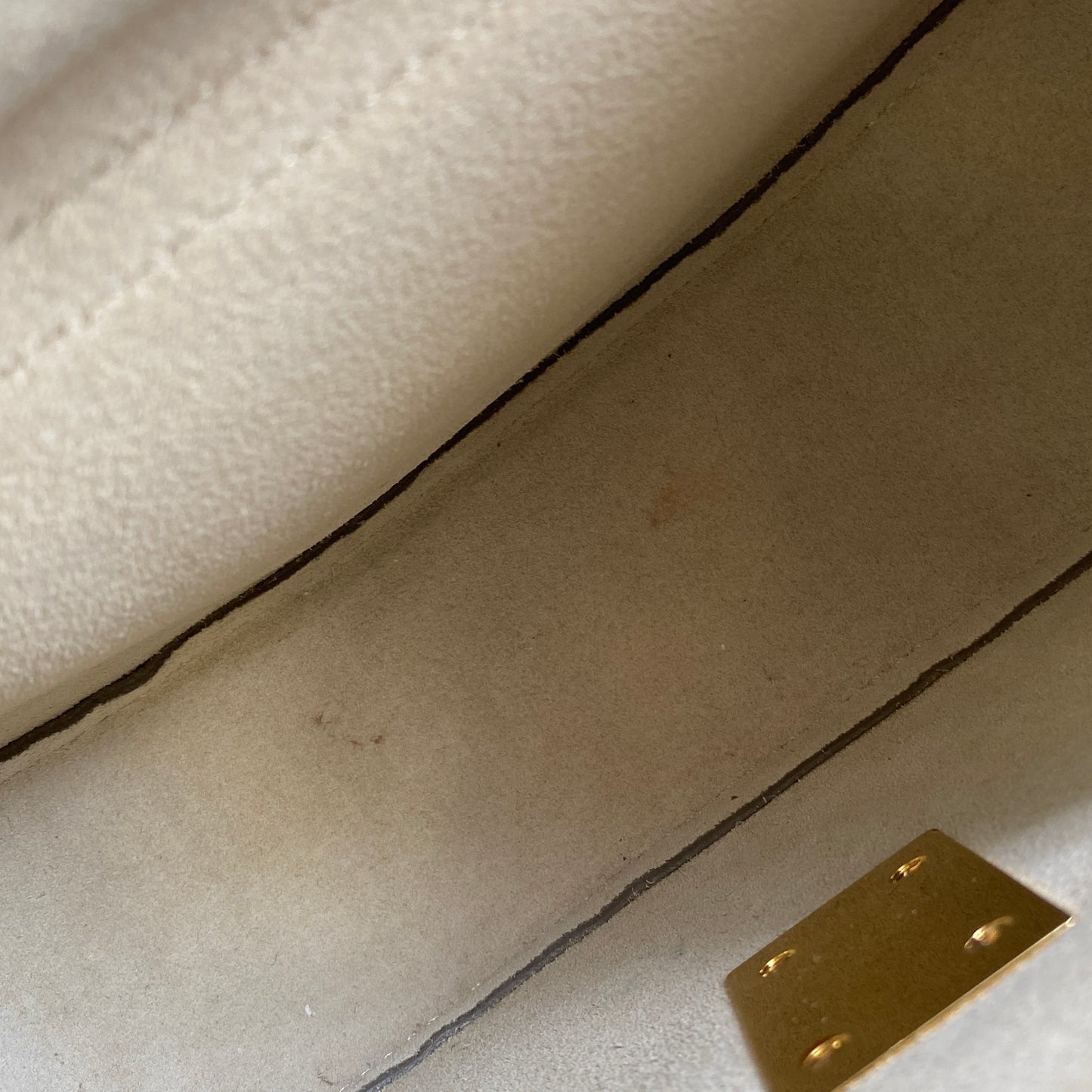 Chloe Yellow Nude Leather Drew Crossbody Saddle Bag