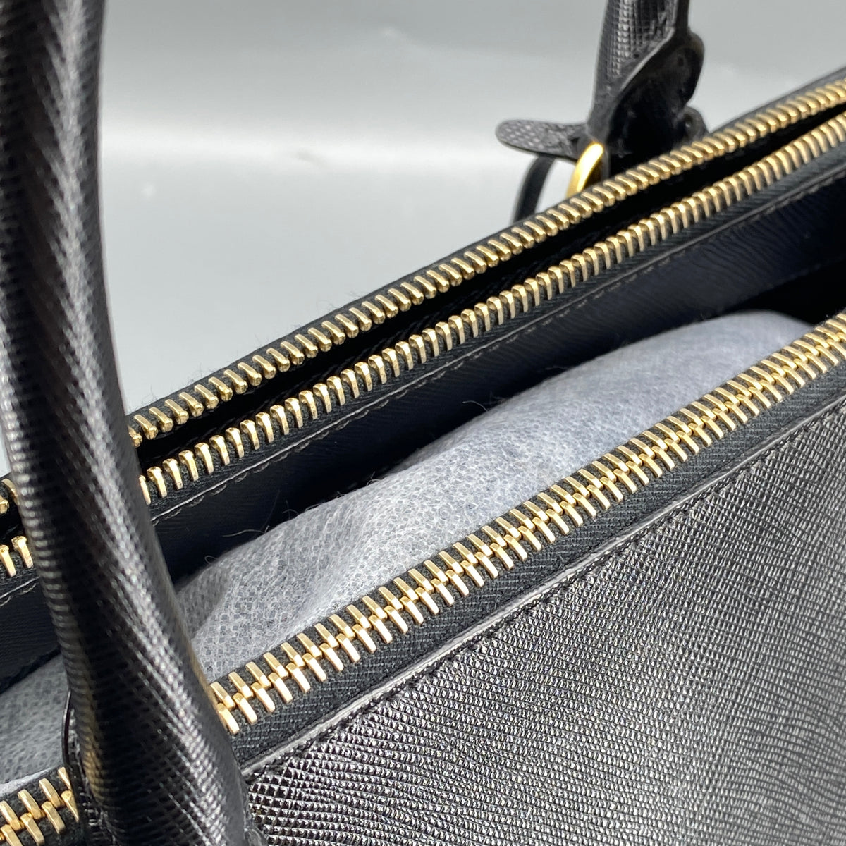 Prada Galleria Large Tote Bag Black Saffiano Leather