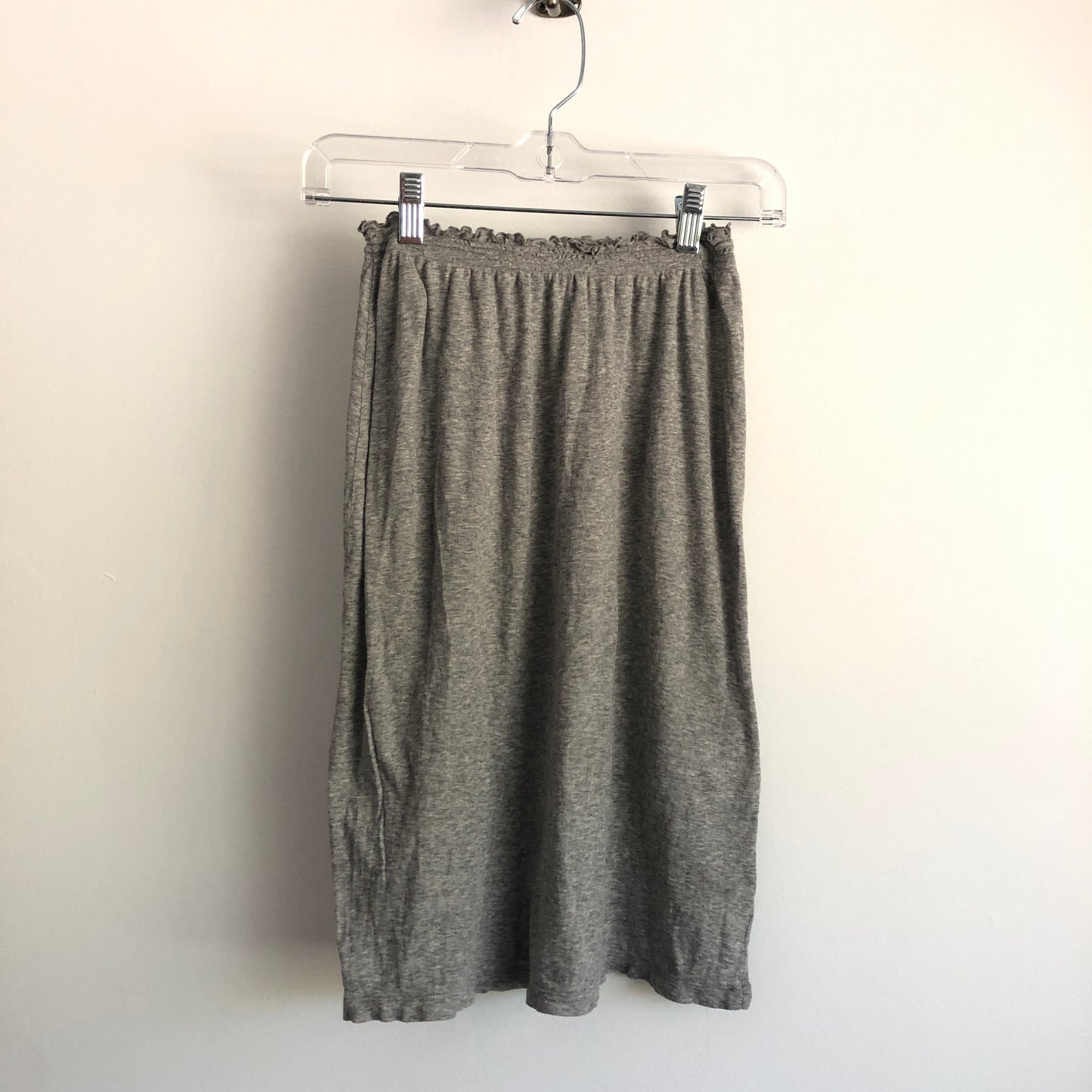 Miu Miu Grey Cotton Camisole & Midi Skirt Set Size XS