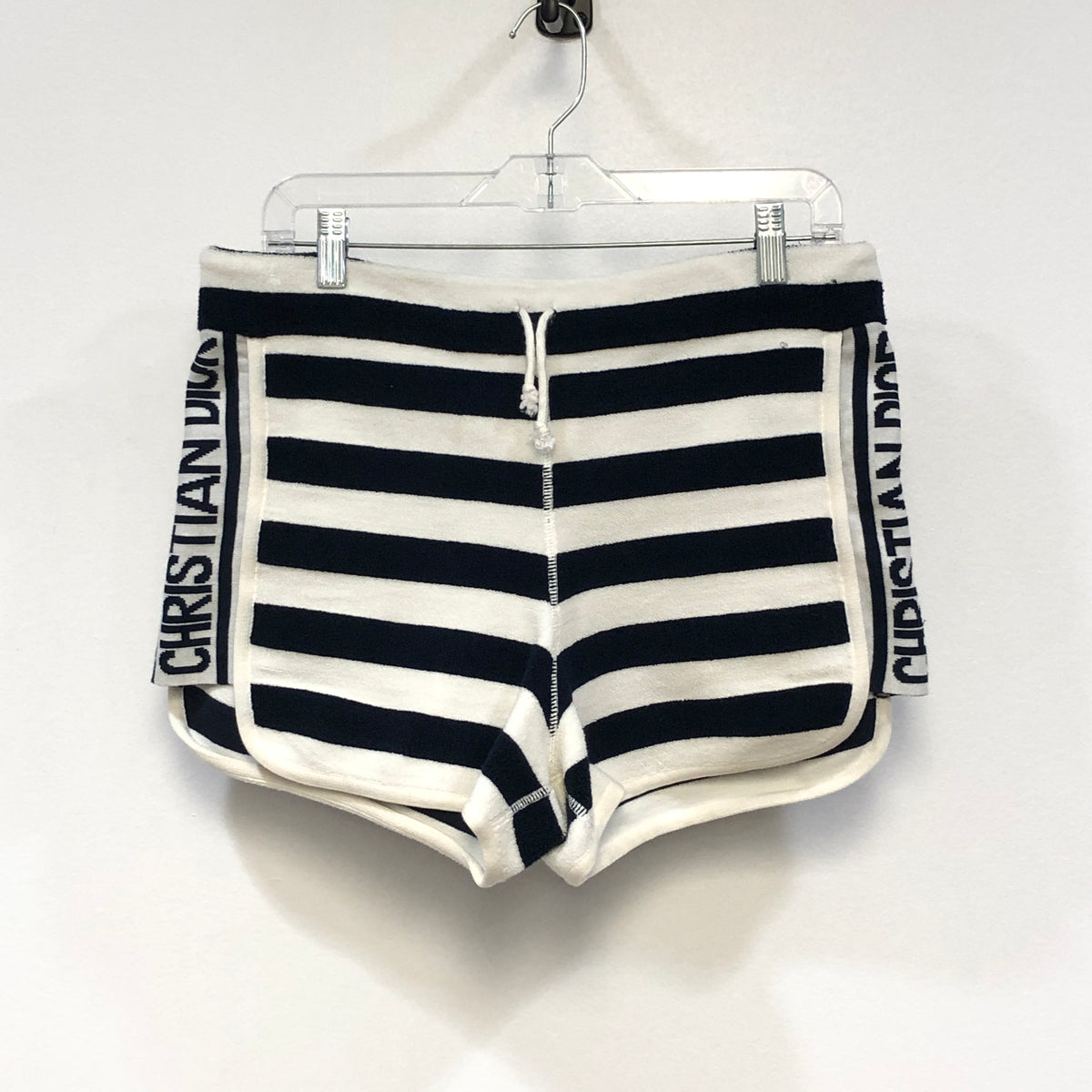 Dior Black & white Striped Shorts US size 6