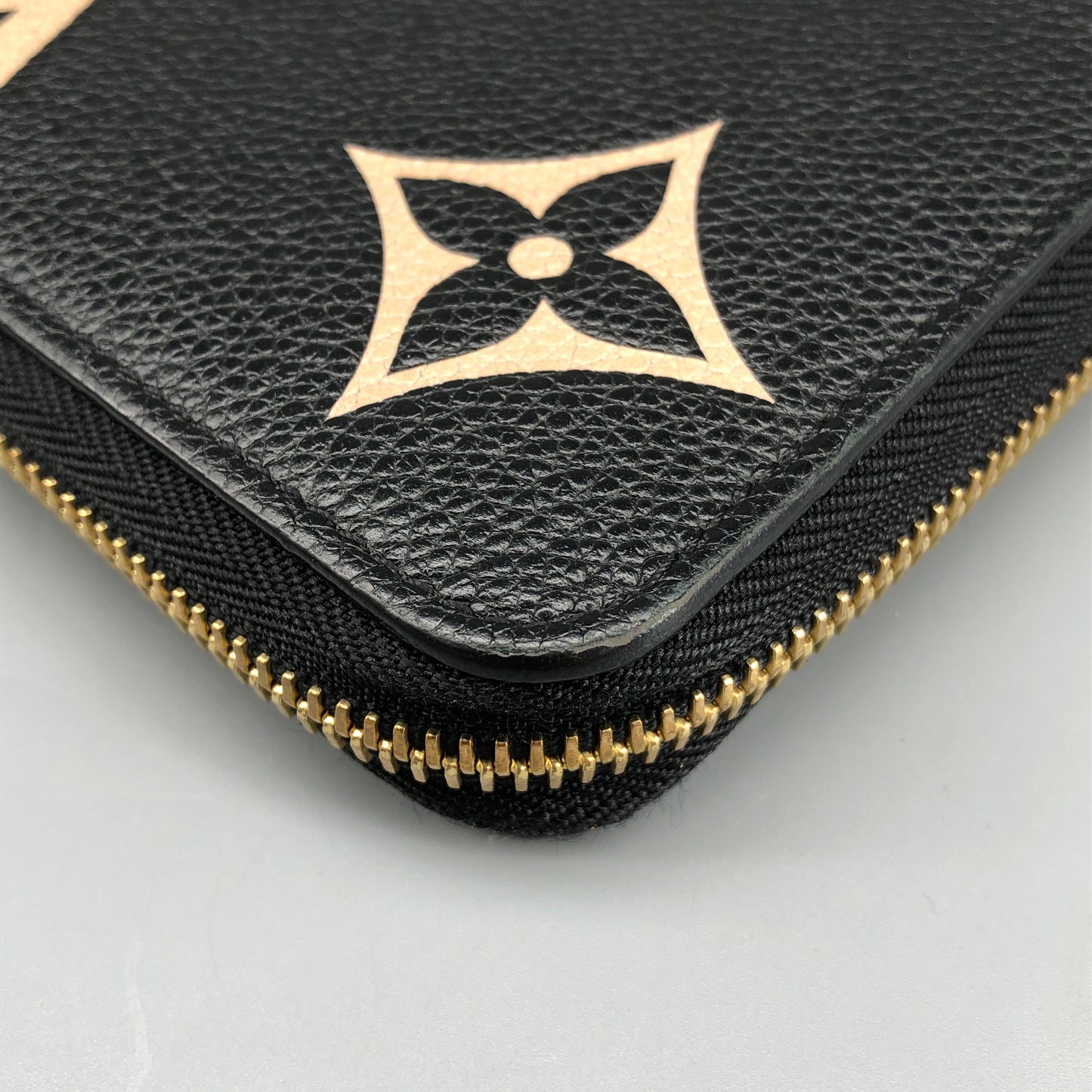Louis Vuitton Black Monogram Empreinte Zippy Wallet