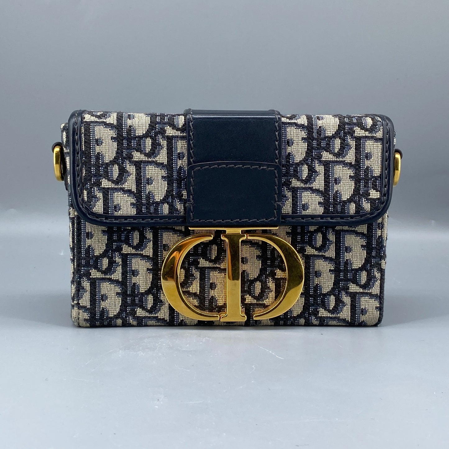 Christian Dior Montaigne Box Oblique Jacquard Crossbody Bag