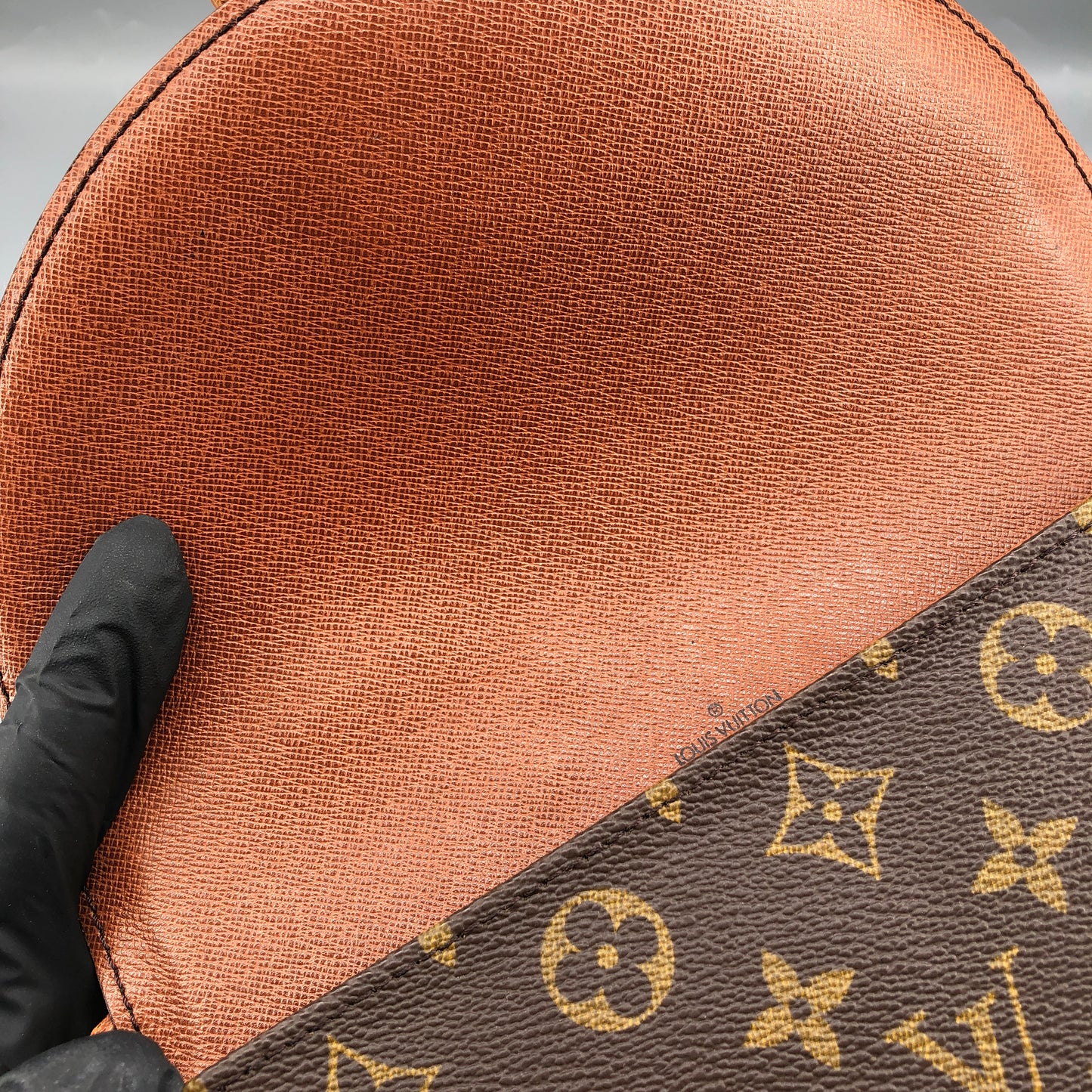 Louis Vuitton Vintage Monogram Chantilly Crossbody Bag Brown
