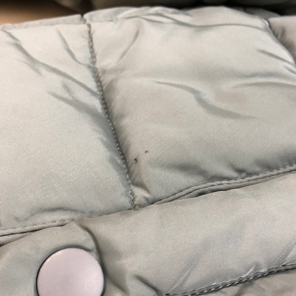Balenciaga Dusty Blue Puffer Jacket Size 34