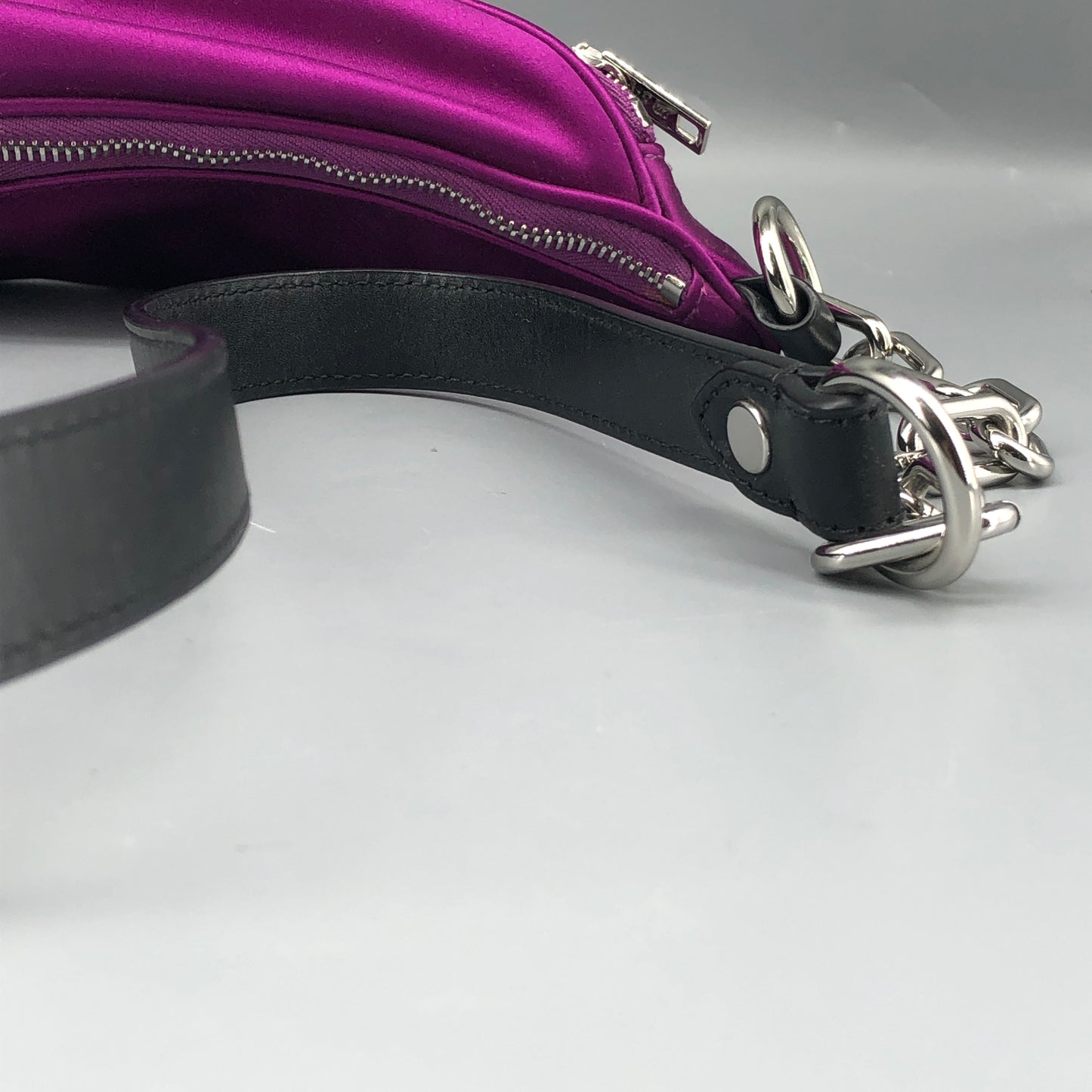 Alexander Wang Fuchsia Satin Waist Crossbody Bag