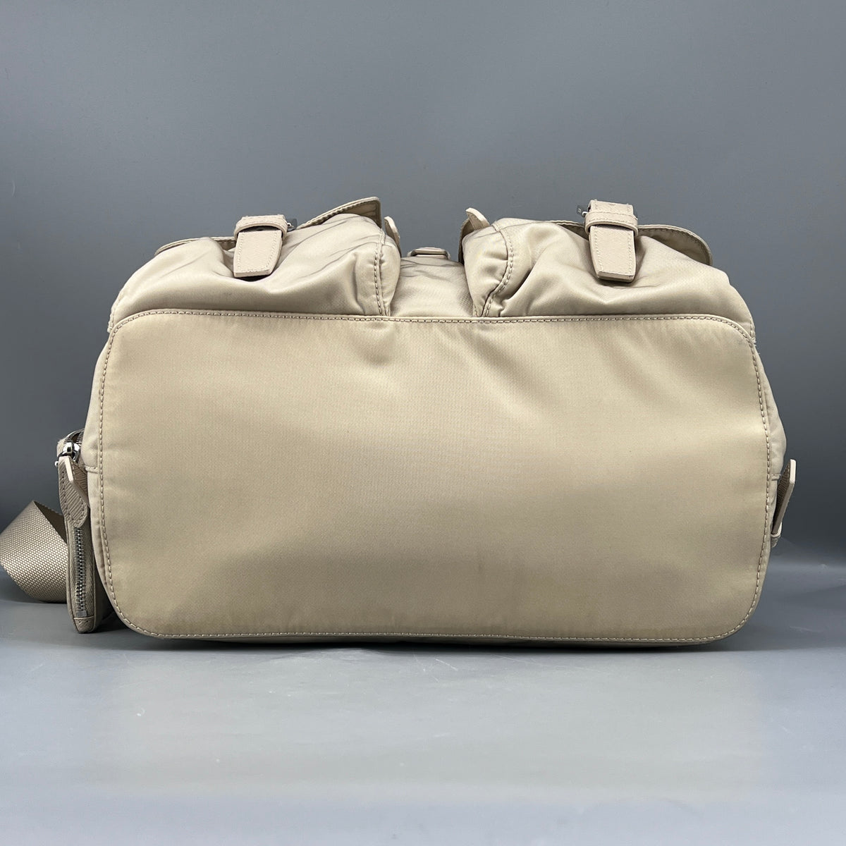 Prada Yellow beige nylon Backpack