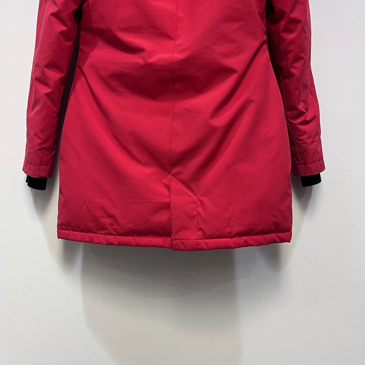 Canada Goose Red Fur Trim Parka Size S
