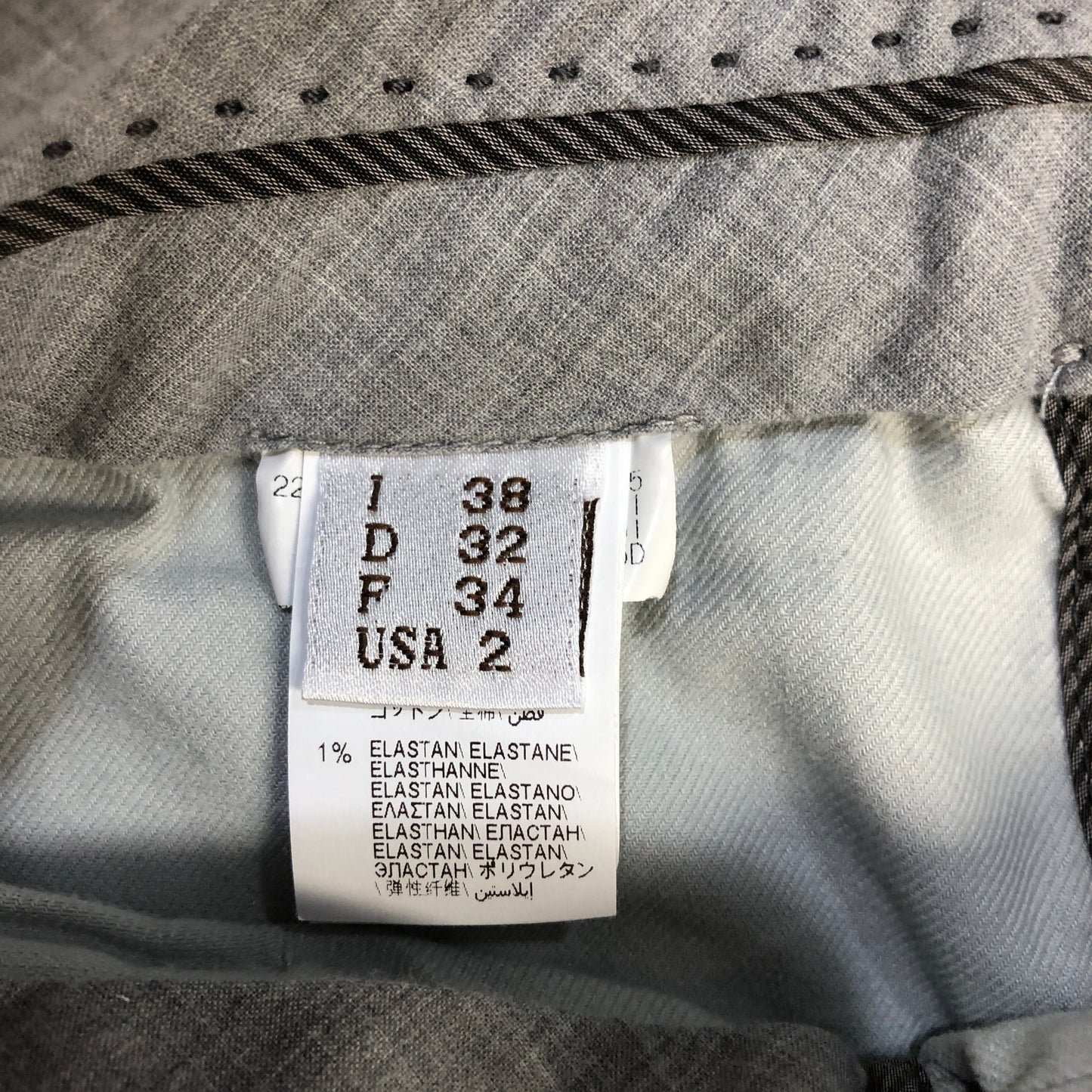 Brunello Cucinelli Light Blue Pleated Cropped Trousers Size 38