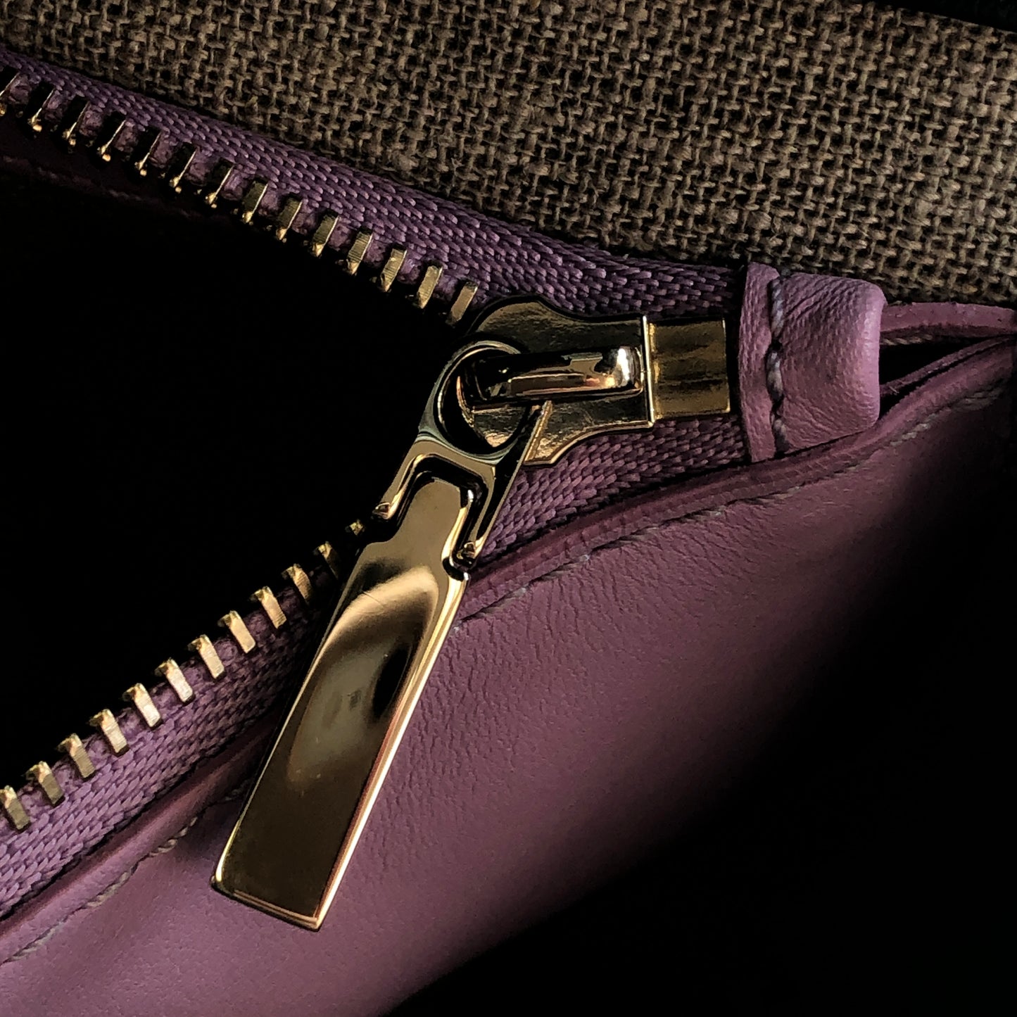Versace La Medusa Black/Pink Leather Small Tote Bag