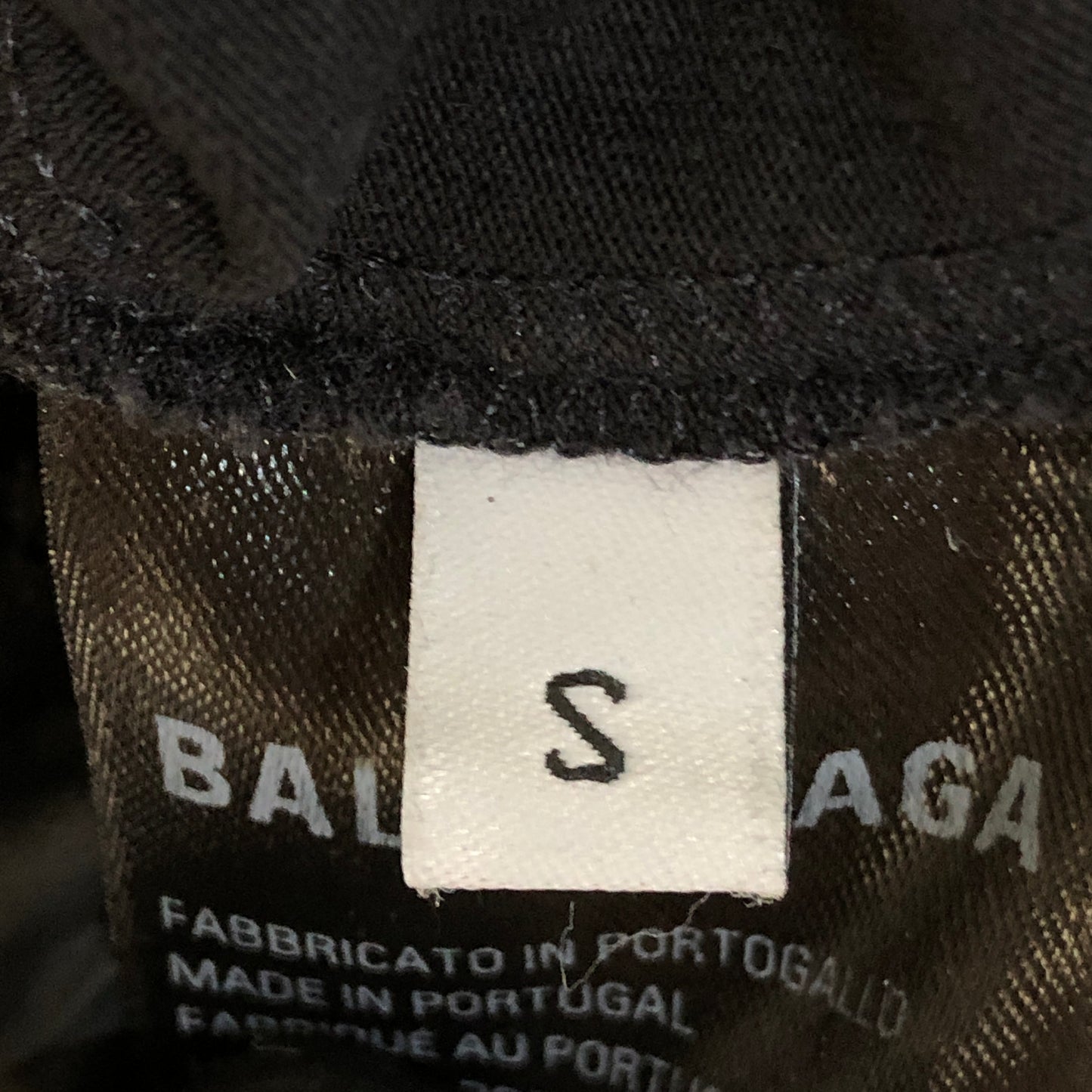 Balenciaga Deep Grey Statue Print Long Sleeve Hooded Top Size S