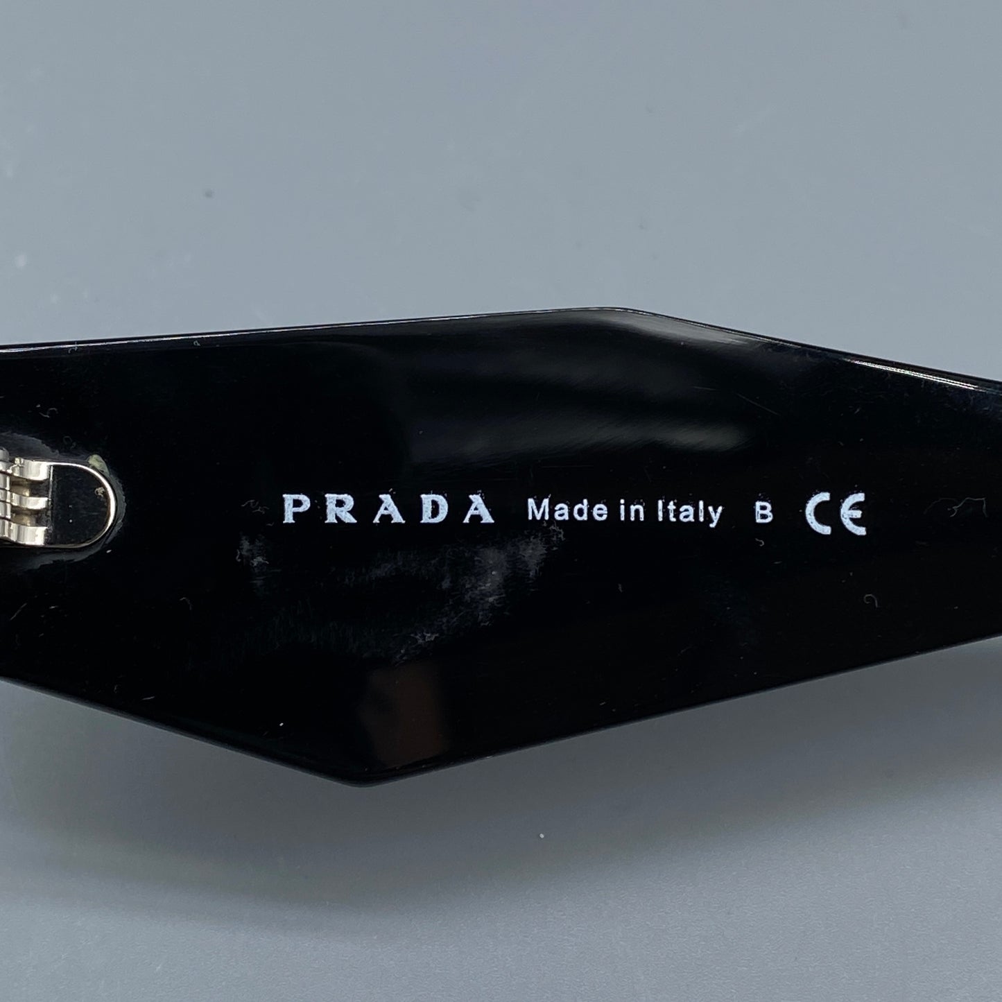 Prada Black Rectangular Frame Sunglasses 145mm