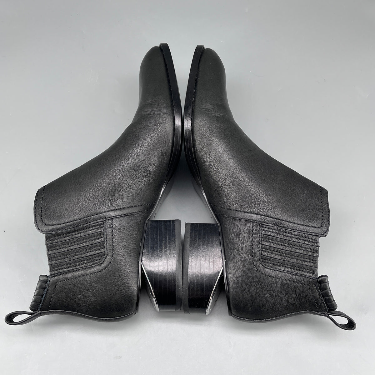 Alexander Wang Black Leather Chelsea Ankle Boots size 37