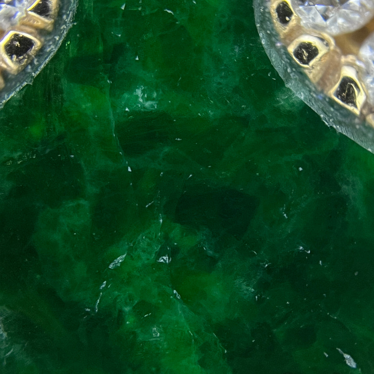 Qeelin Wulu Imperial Green Jade & Diamond 18K Rose Gold Earrings