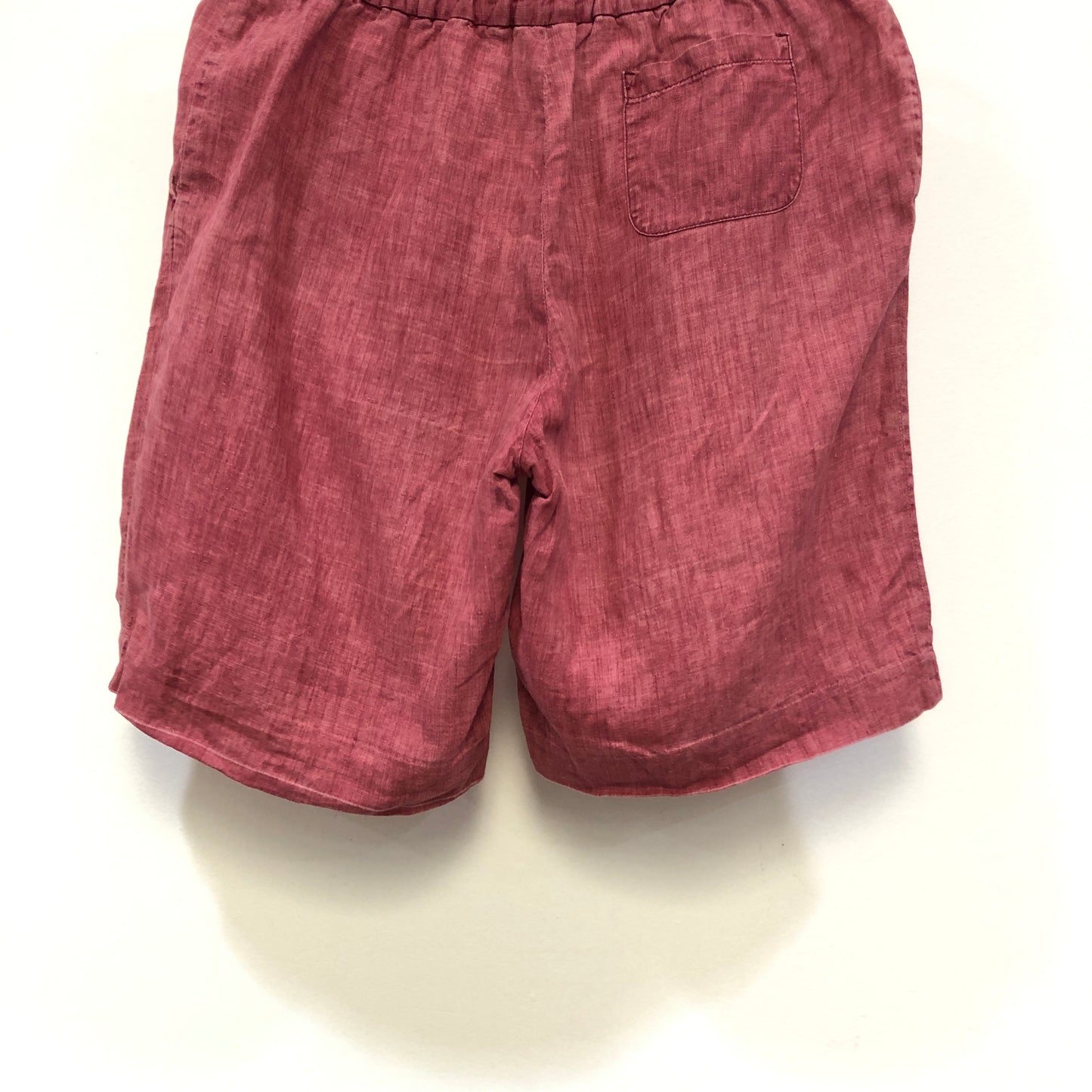 Loro Piana Dusty Rose Linen Shorts Size 42