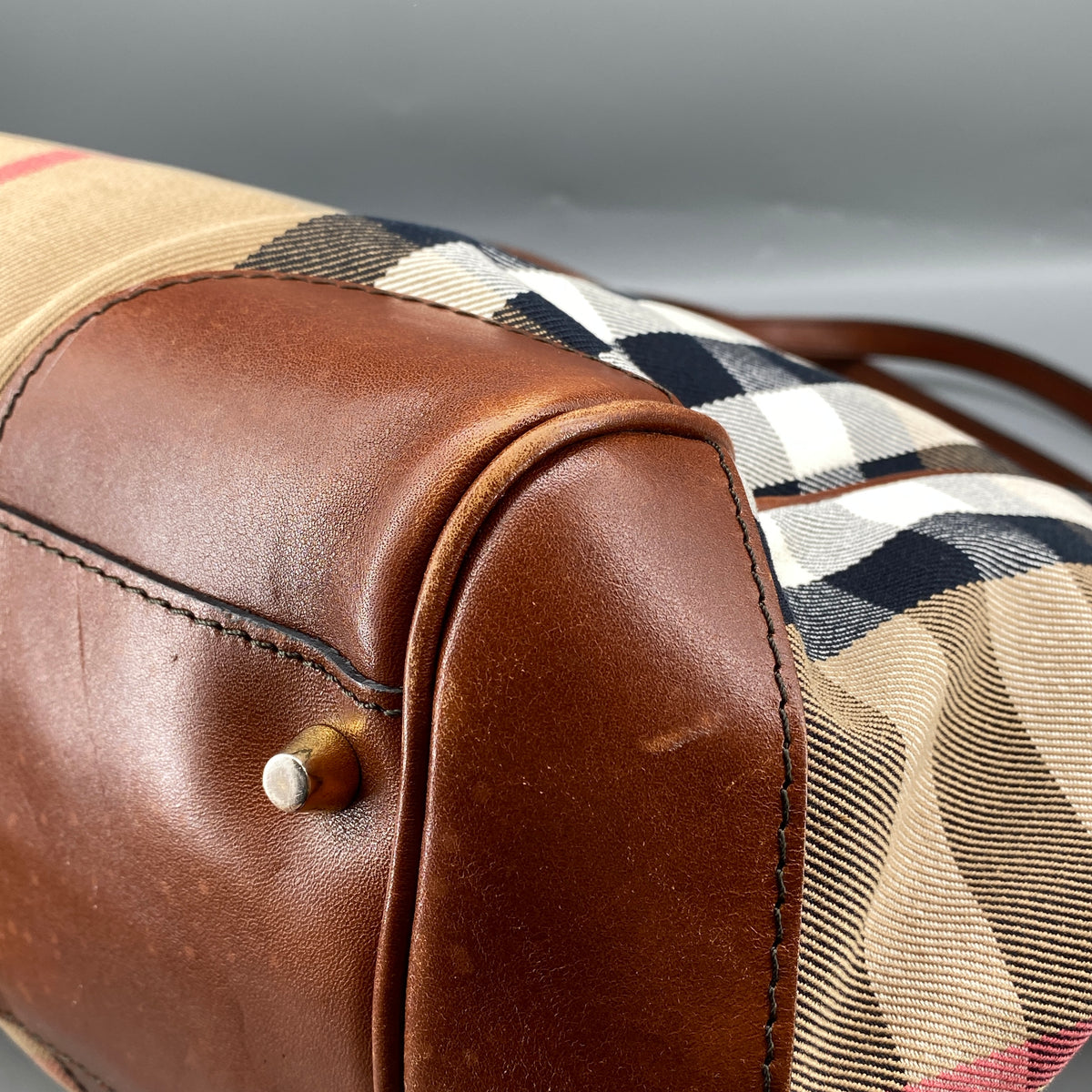 Burberry Canterbury House Check Tote Bag