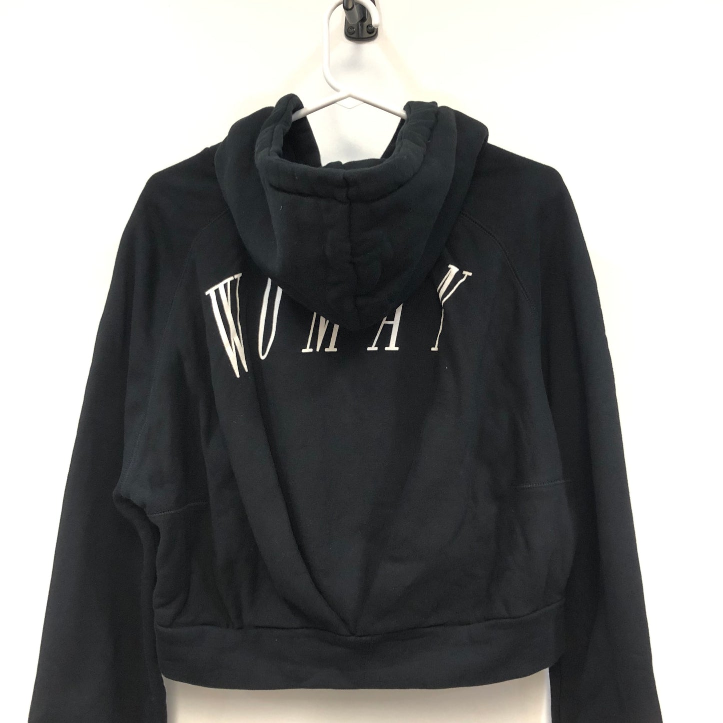 Off-White Black Cropped "Something Special" Hoodie Size XXS