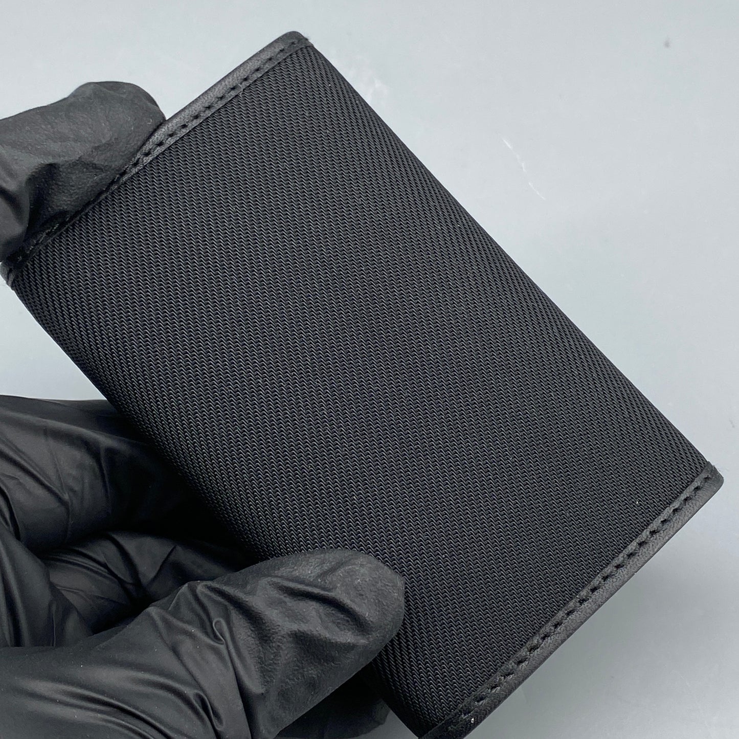 Ferragamo Black Canvas Key Case