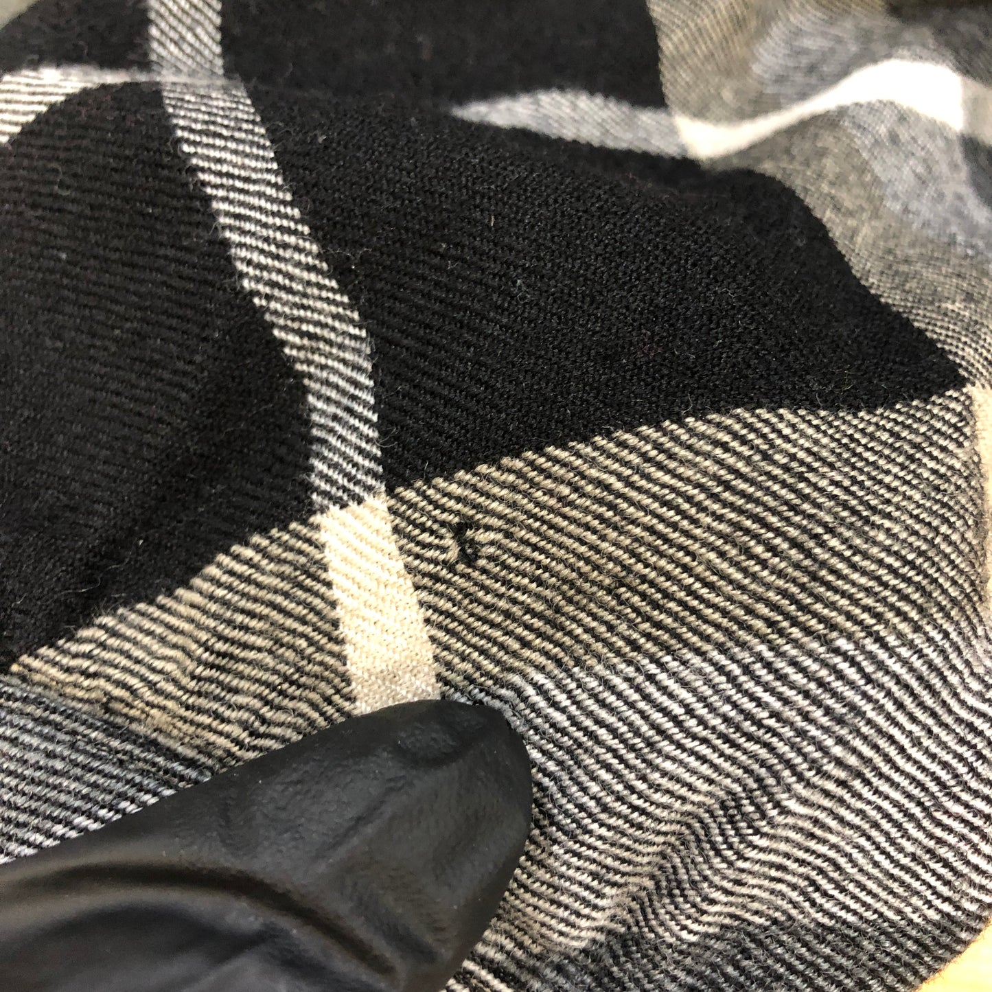 Burberry Blue Label Check Flared Mini Dress Size 38 Black/White/Grey