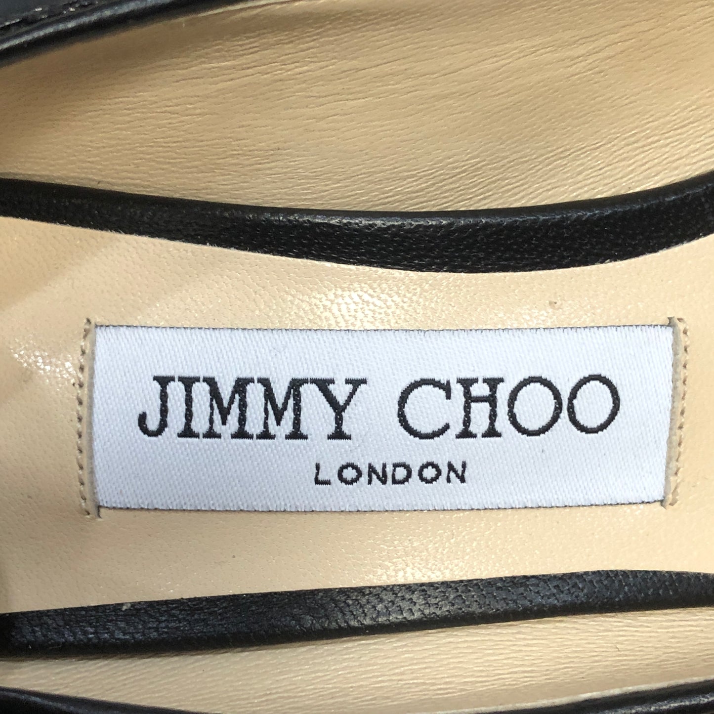 Jimmy Choo Women‘s Glitter Fabric Pointed Toe Stiletto Pumps Shoes 35.5 Black