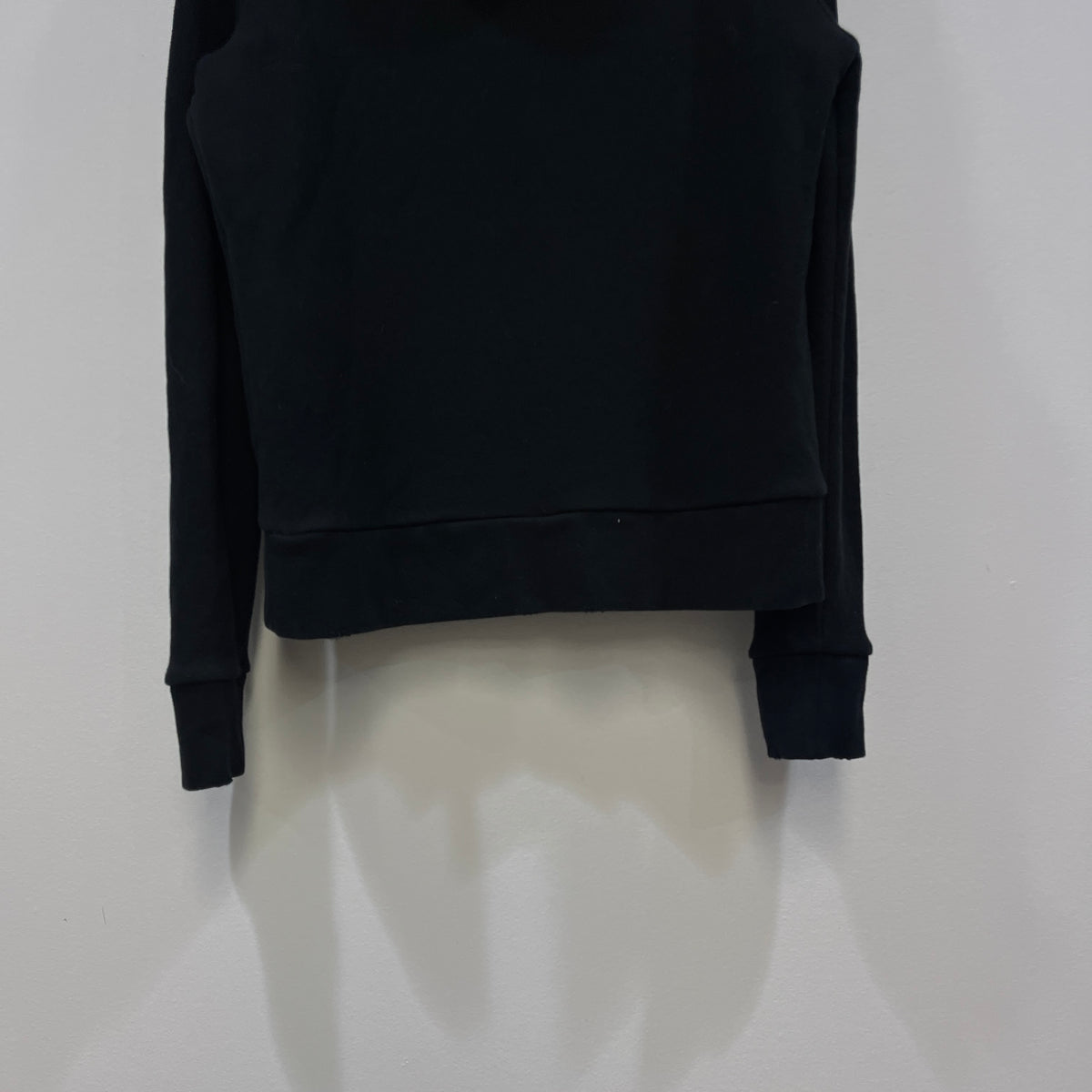 Gucci Black Vintage Logo Print Pullover  Hoodie Size XS