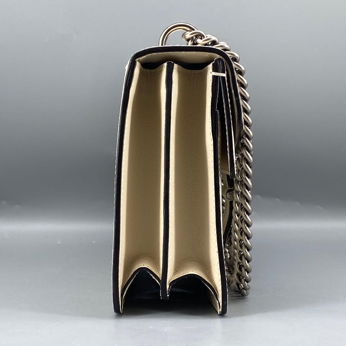 Gucci Medium Dionysus Shoulder Bag Cream Leather